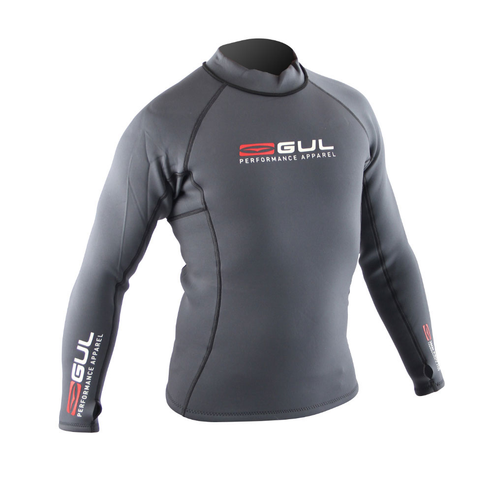 Gul Profilo 3 Millimetri Thermo Rash Vest / Guardia Rash Maglia / Guardia - Ash