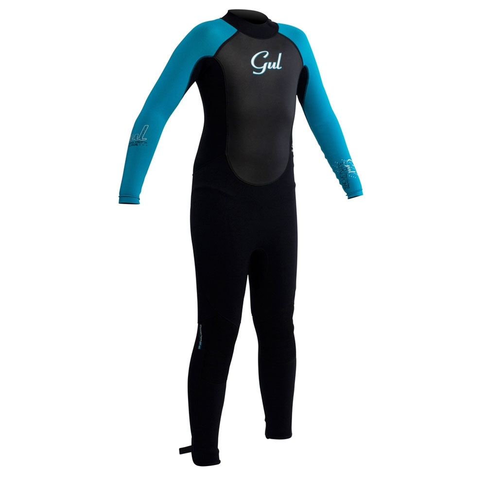 Gul Response Steamer 3/2 Millimetri Junior Girls Muta - Nero / Turq