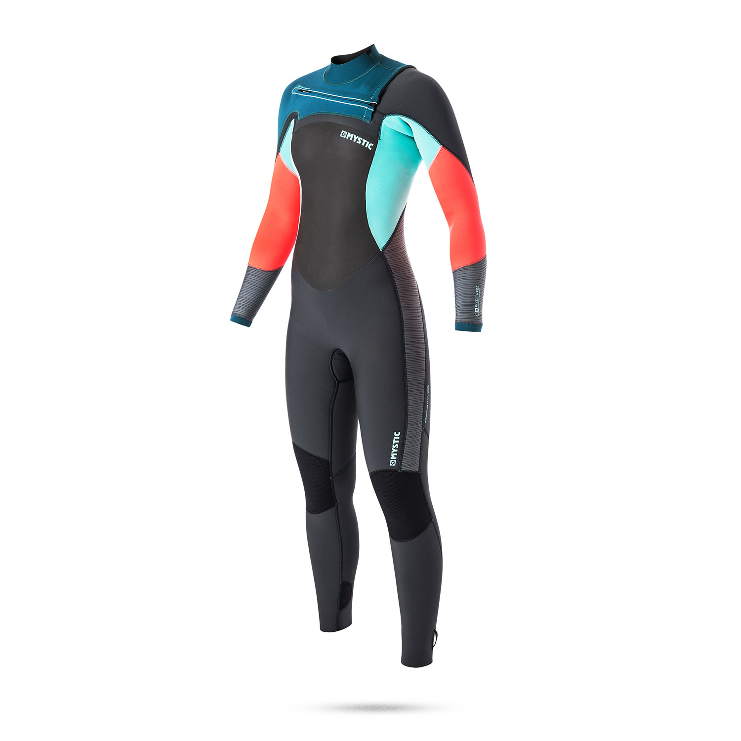 Mystic Donne Diva 5/3 Millimetri Gbs Frontzip Muta - Teal