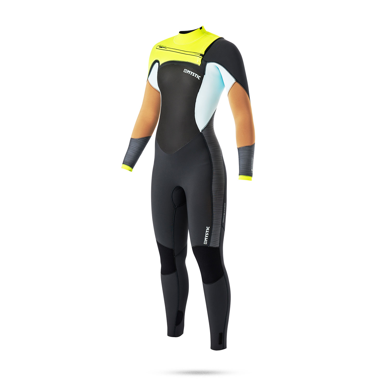 Mystic Donne Diva 5/3 Millimetri Gbs Frontzip Muta - Lime