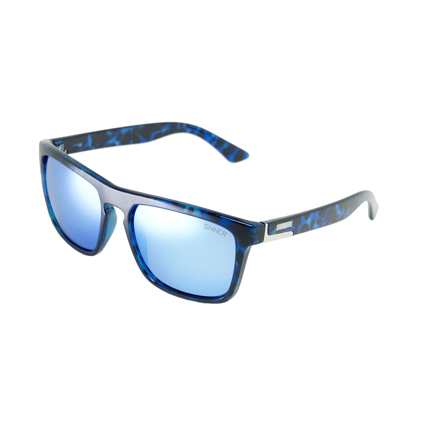 Sinner Thunder 2 Occhiali Da Sole - Camo Blu / Ice Blue Revo Lens