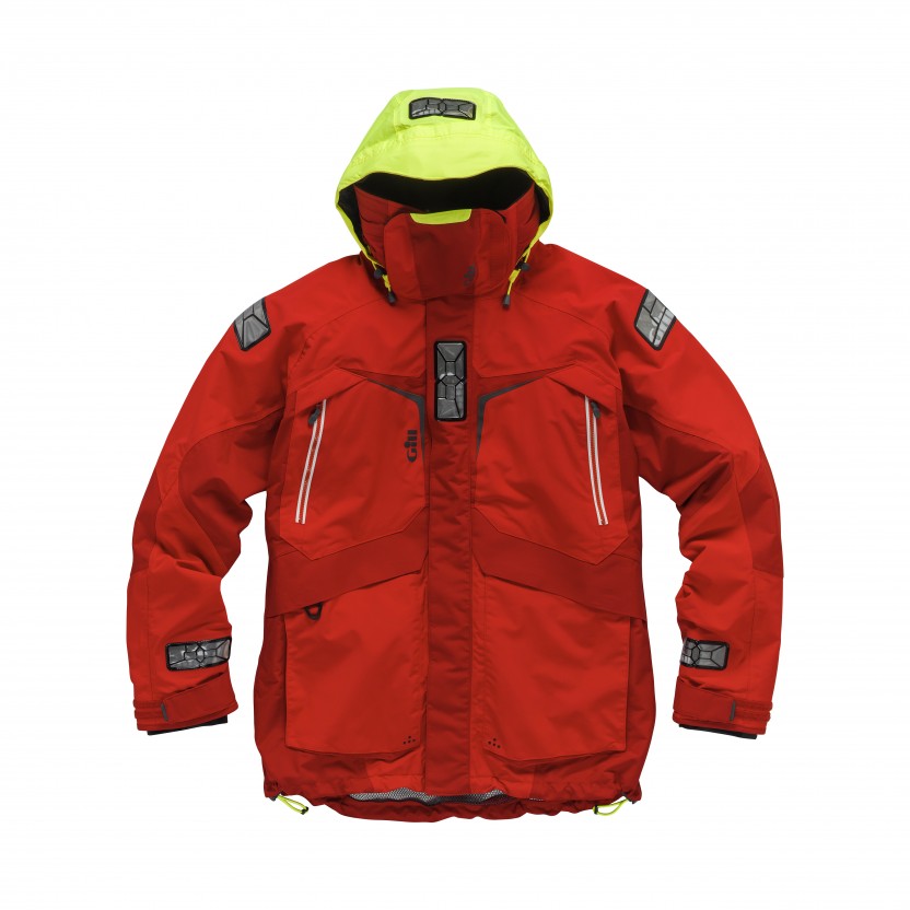 Gill Os2 Offshore / Coastal Sailing Jacket - Rosso