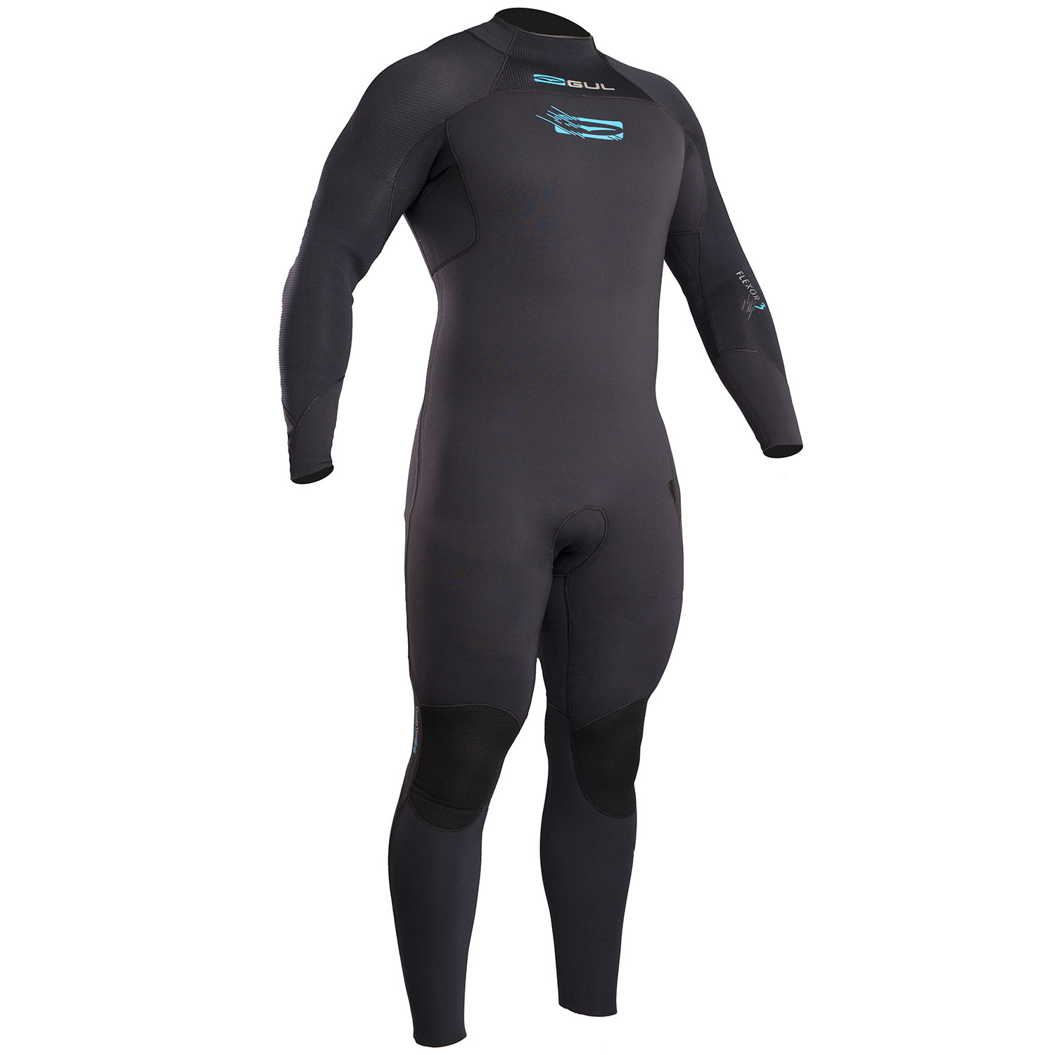 Gul Flexor Iii 5/4 Back Zip Muta Punto Invisibile - Nera