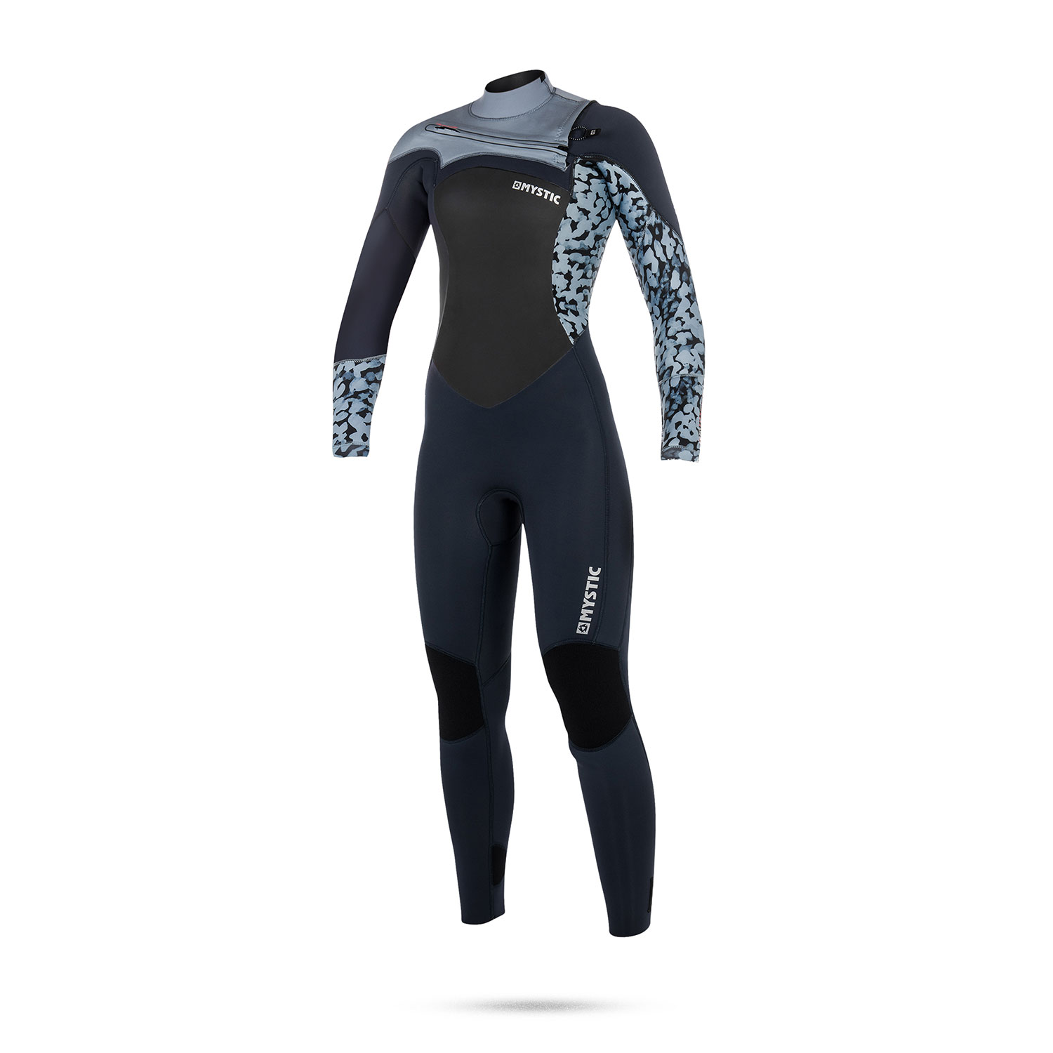 Maglia Mystic Diva 4 / 3Mm Gbs Front-Zip Muta - Grigio