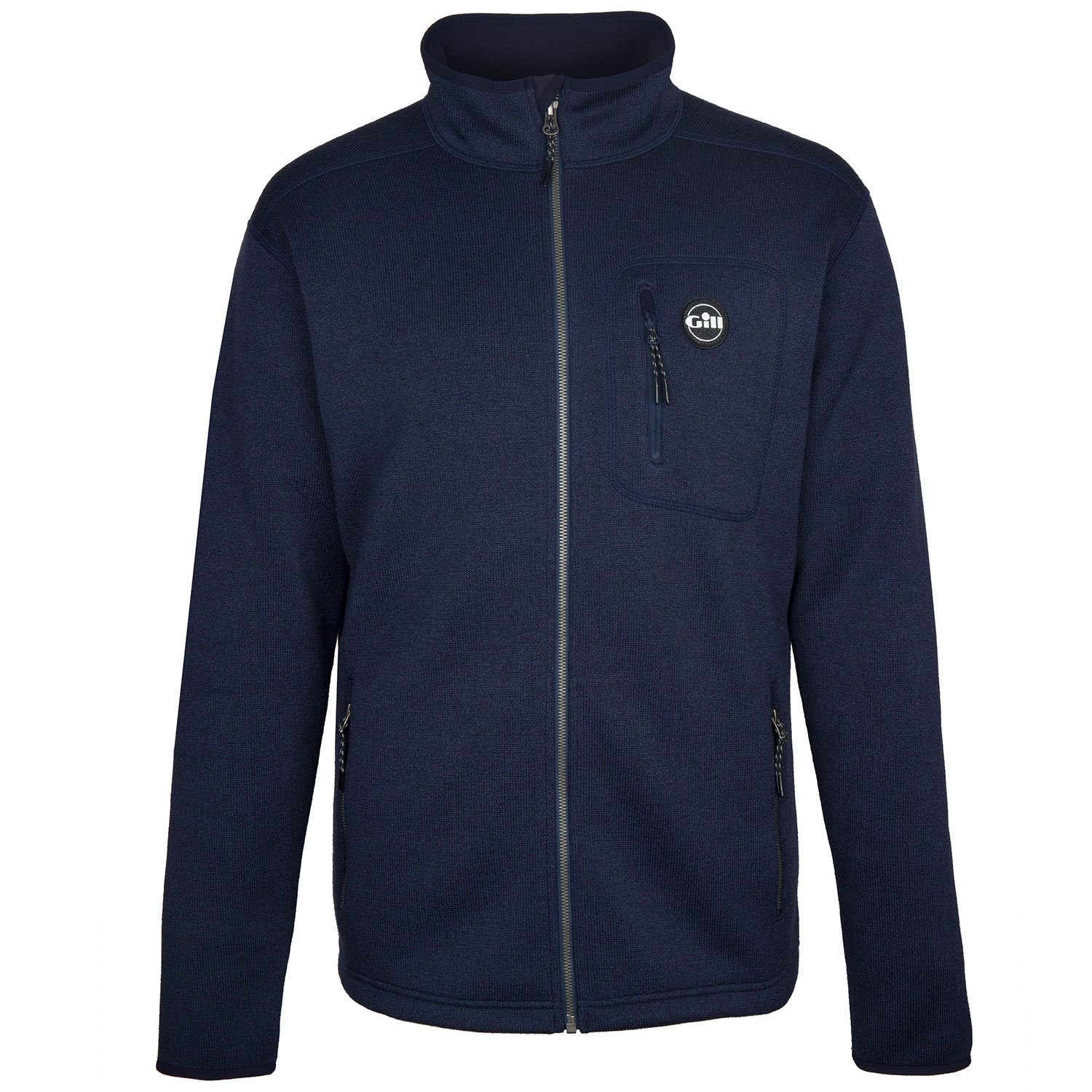 Gill Knit Fleece Jacket - Navy