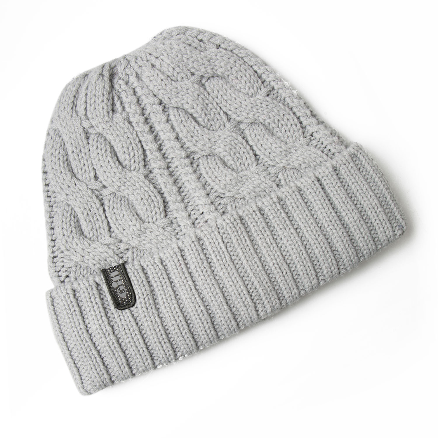 Gill Cable Knit Beanie - Grigio Medio