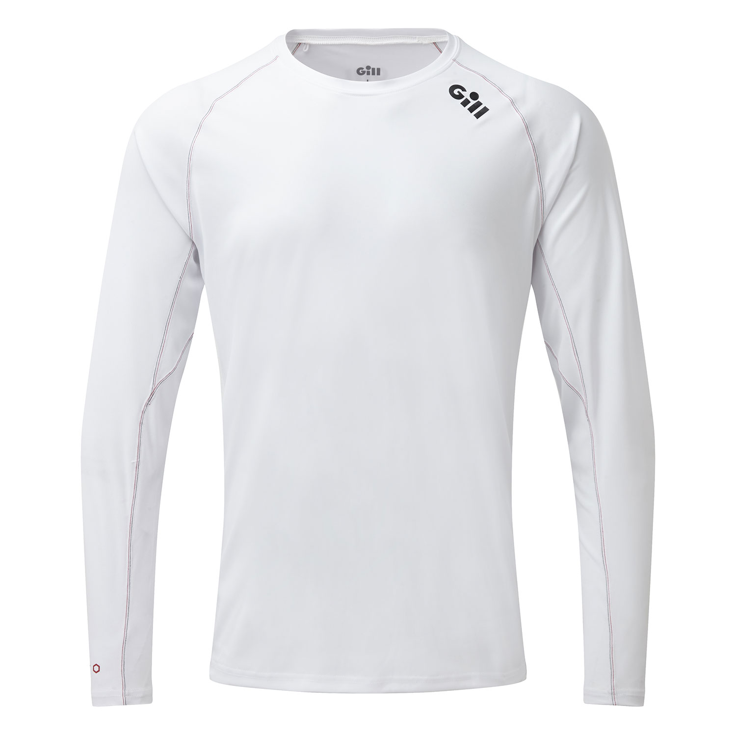 T-Shirt Manica Lunga Gill Race - Bianca