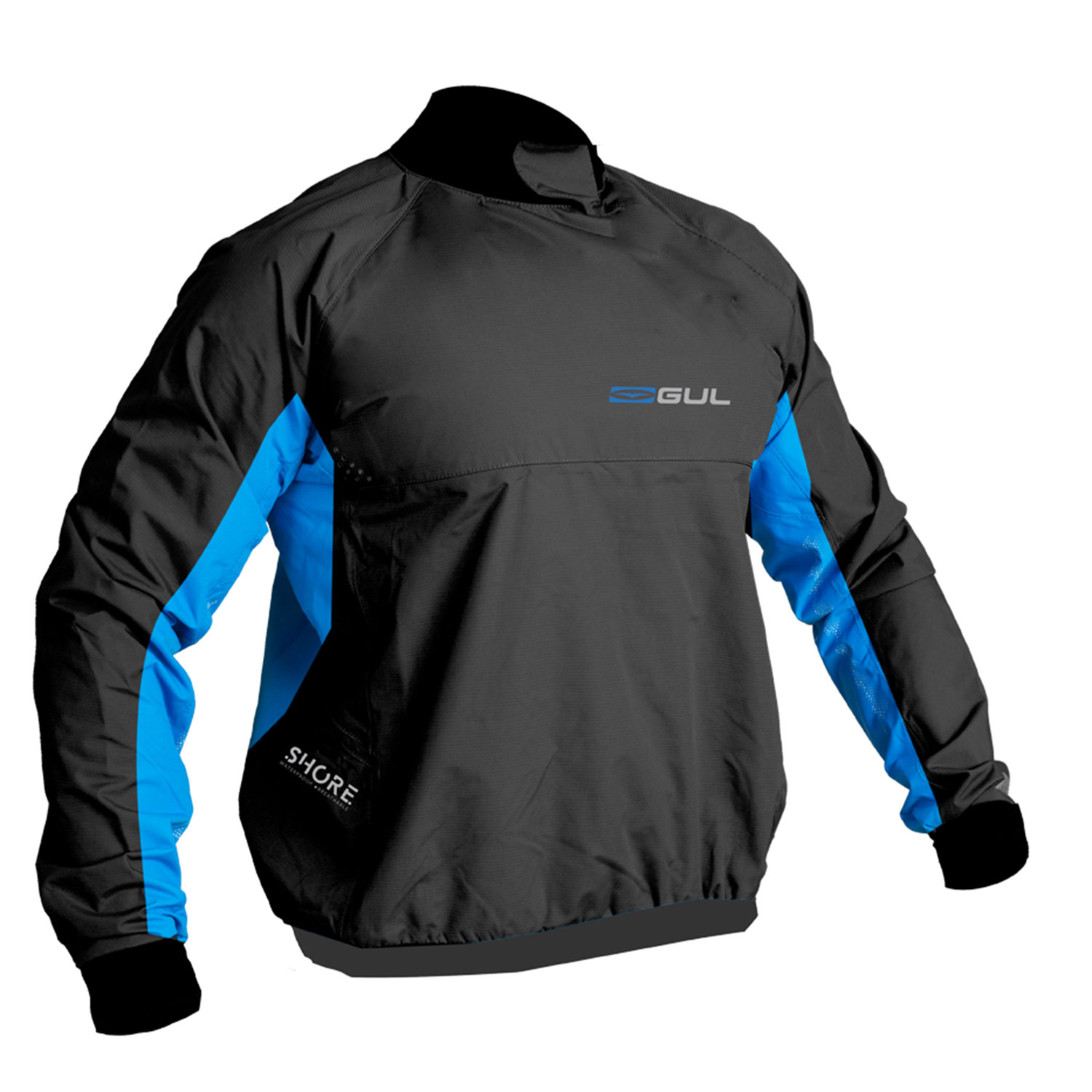 Gul Shore Waterproof / Windproof Spray Top - Nero / Blu