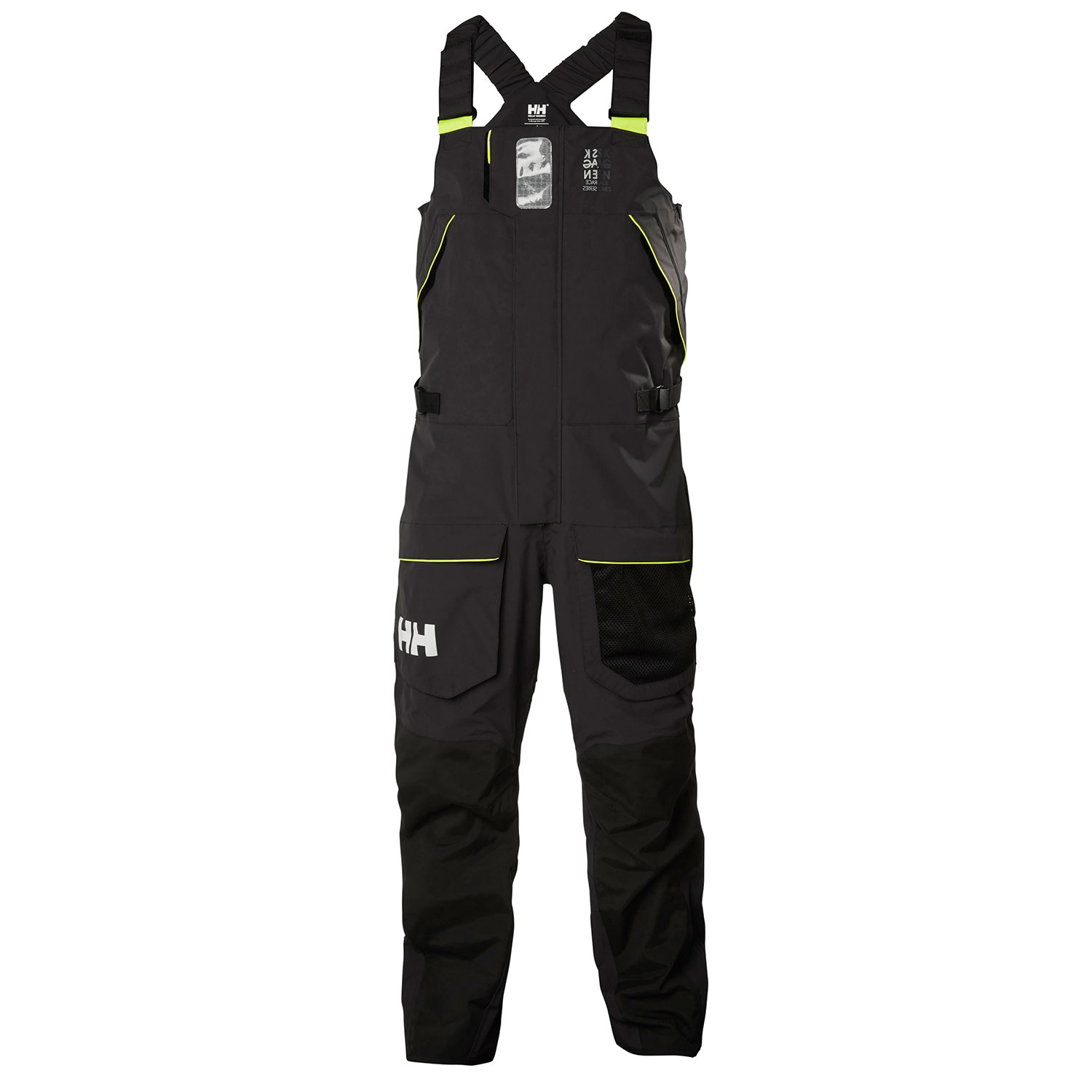 Helly Hansen Skagen - Pantaloni Da Navigazione Con Bretelle Offshore - Ebano - 33908