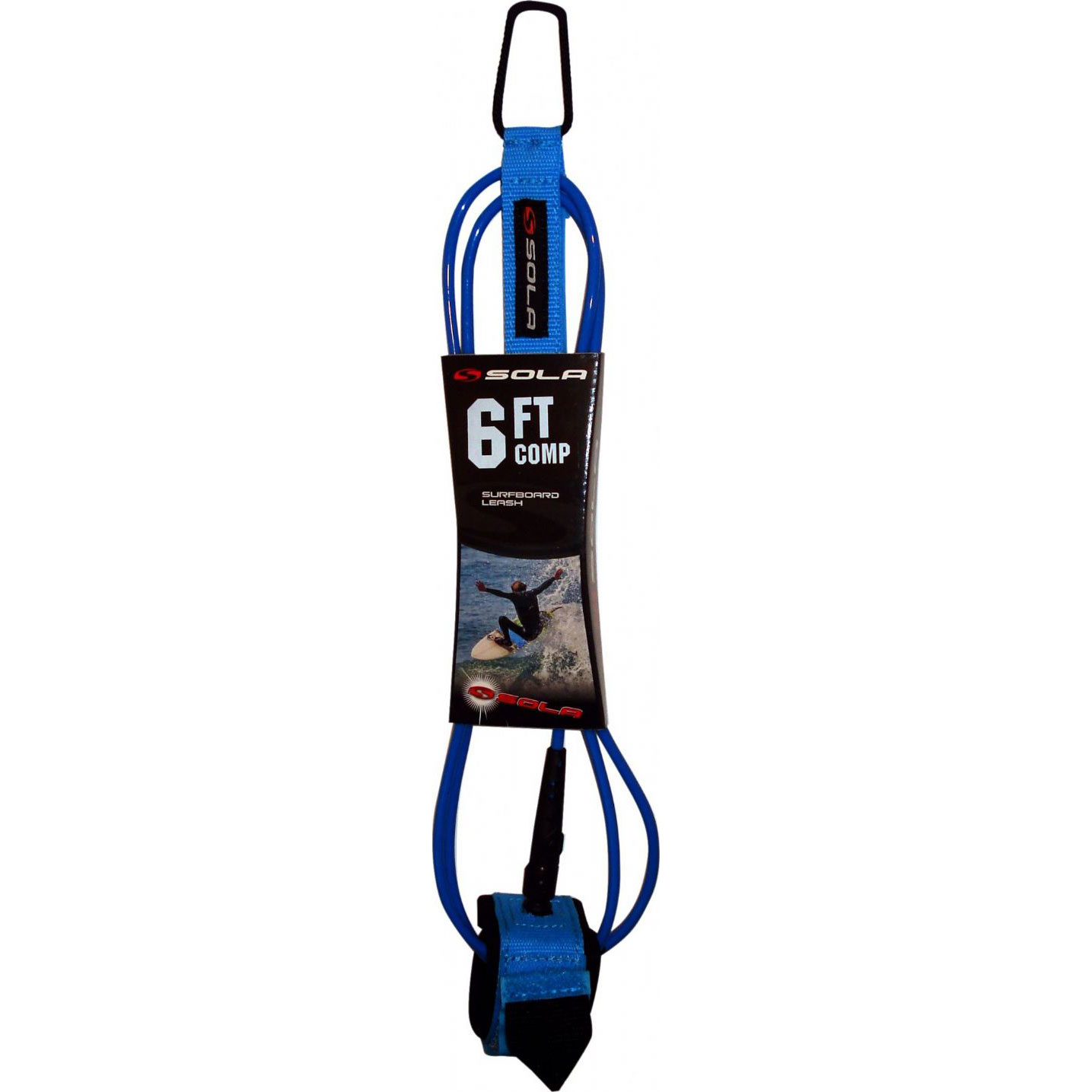 Guinzaglio Da Surf Da Competizione Sola 6Ft X 5Mm - Blu