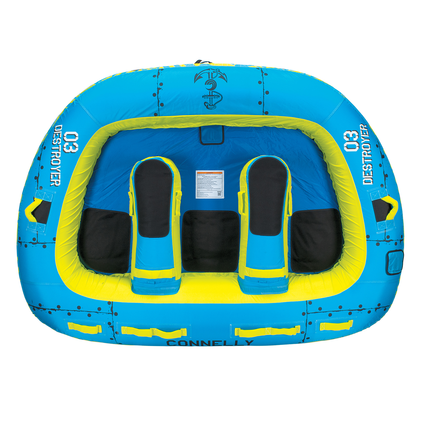 Tubo Sella Rimovibile Connelly Destroyer 3 Rider A Due Vie - Blu