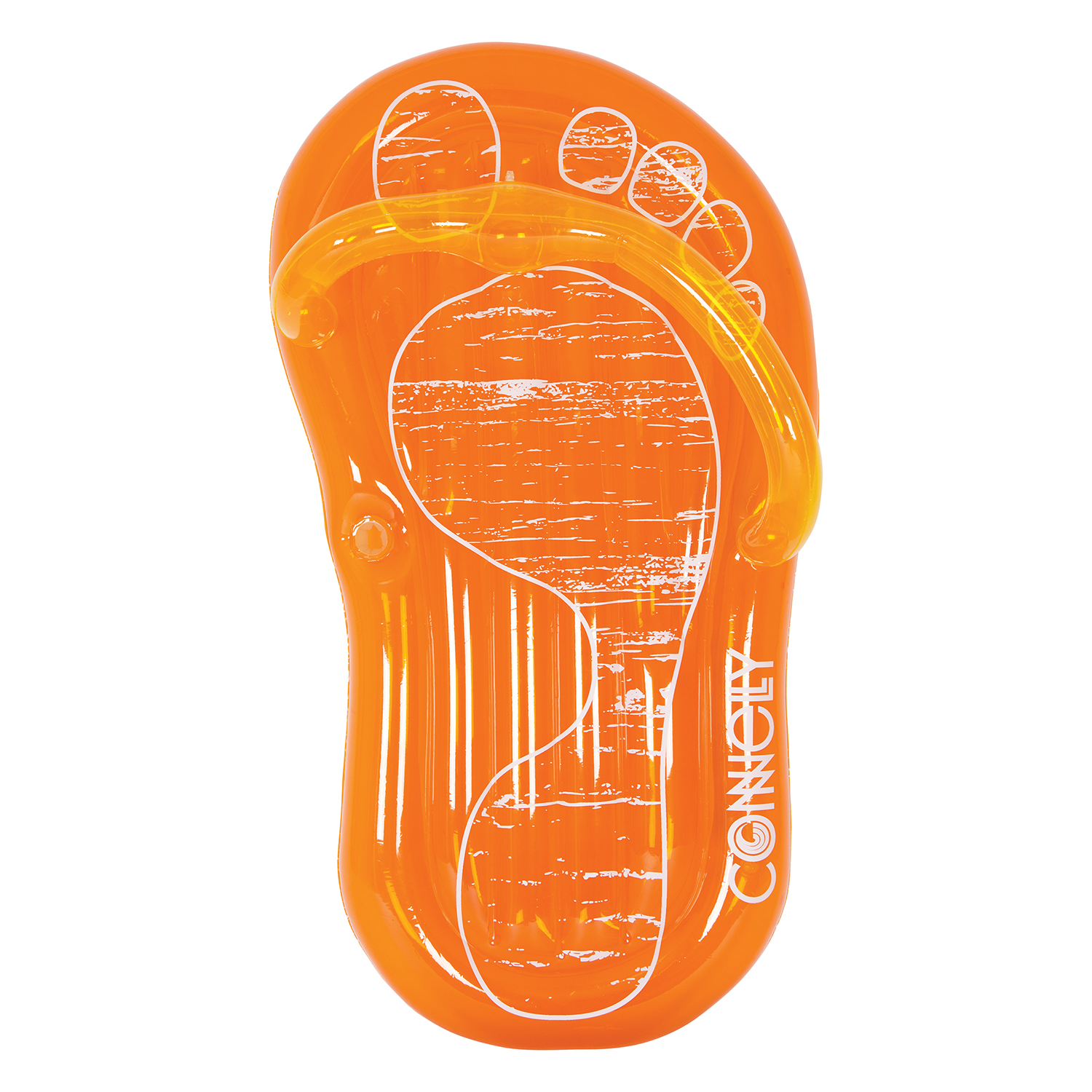 Connelly Flip Flop 1 Persona Gonfiabile Novità Galleggiante - Arancione