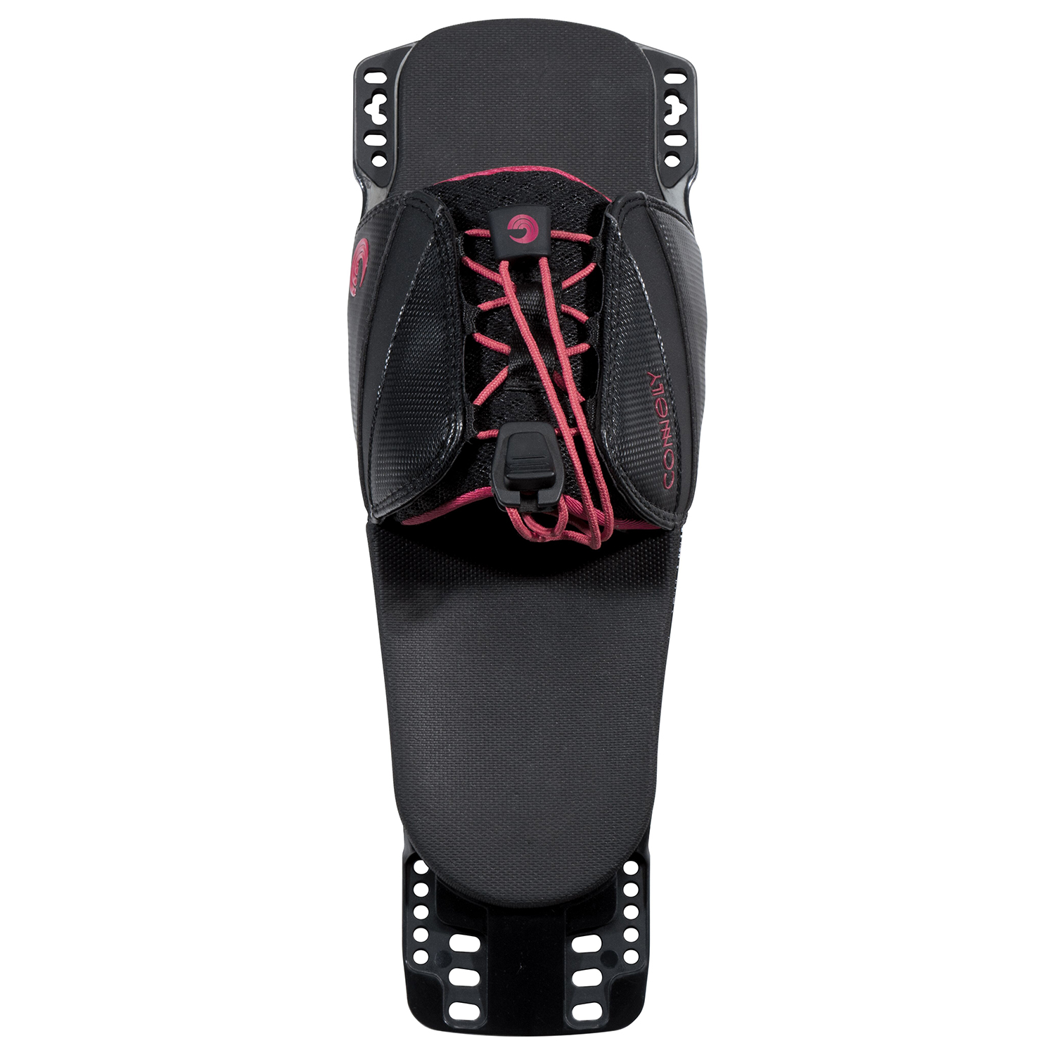 Connelly Womens Lace Regolabile Posteriore Punta Piastra Attacco Sci Nautico - Nero