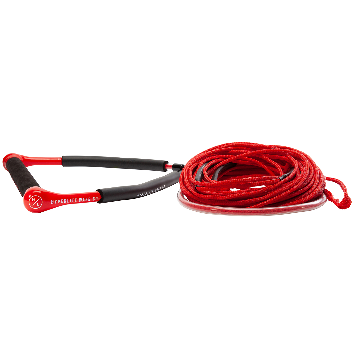 Hyperlite Cg Manico Con 70Ft Fuse Wakeboard Tow Rope - Rosso