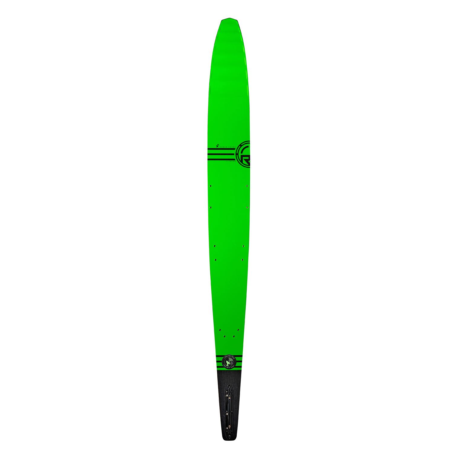 Radar Lithium Vapor Water Ski - Carbon / Neon Green