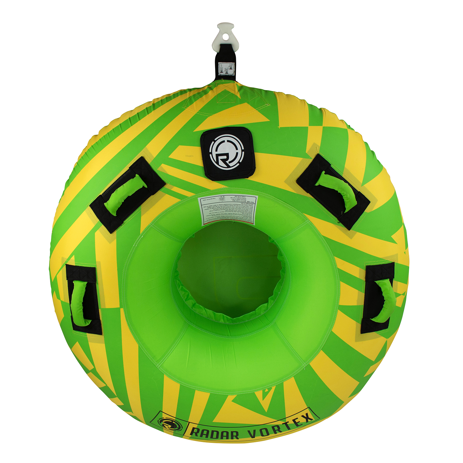 Radar Vortex 1 Persona Tubo Trainabile Con Corda - Giallo / Verde