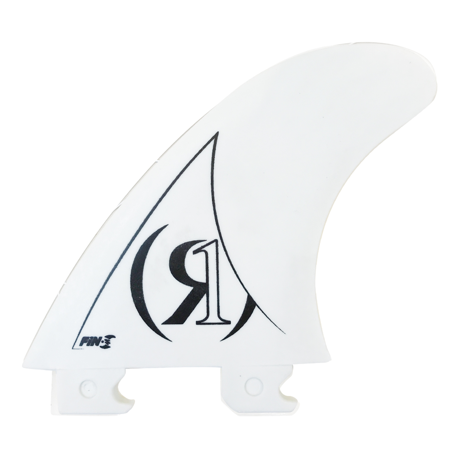 Ronix Fin-S Pinna Da Surf Centrale Senza Attrezzi - Bianca