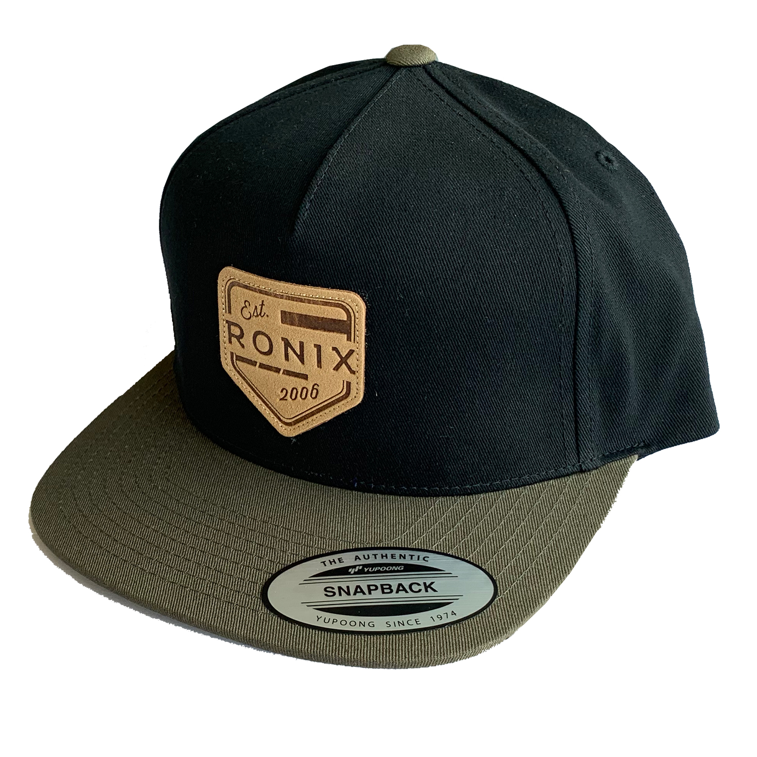 Cappello Ronix Forester Con Chiusura A Scatto A 5 Pannelli - Nero / Verde