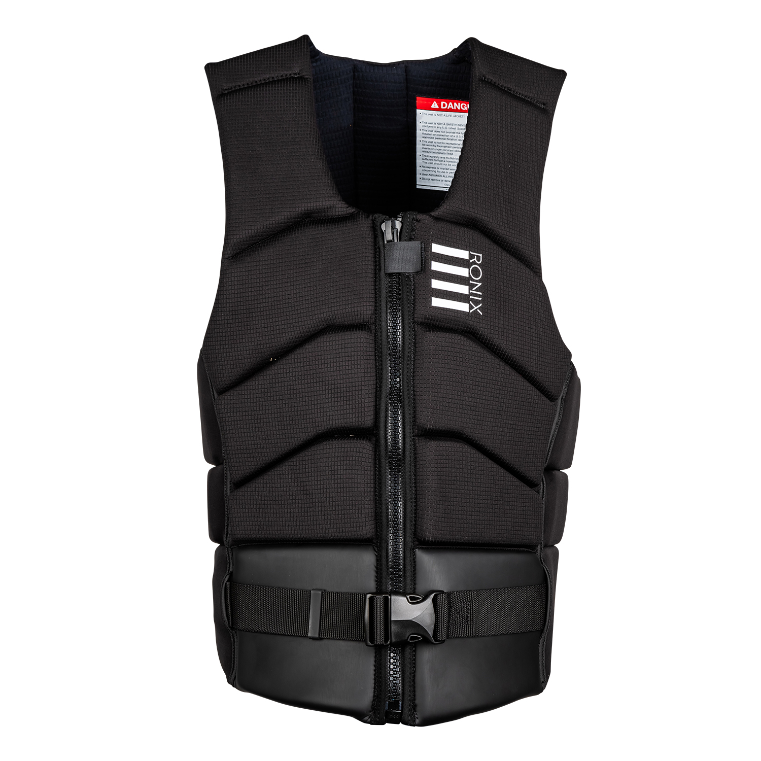Ronix Kinetik Armor Foam Impact Wake Vest - Nero / Bianco