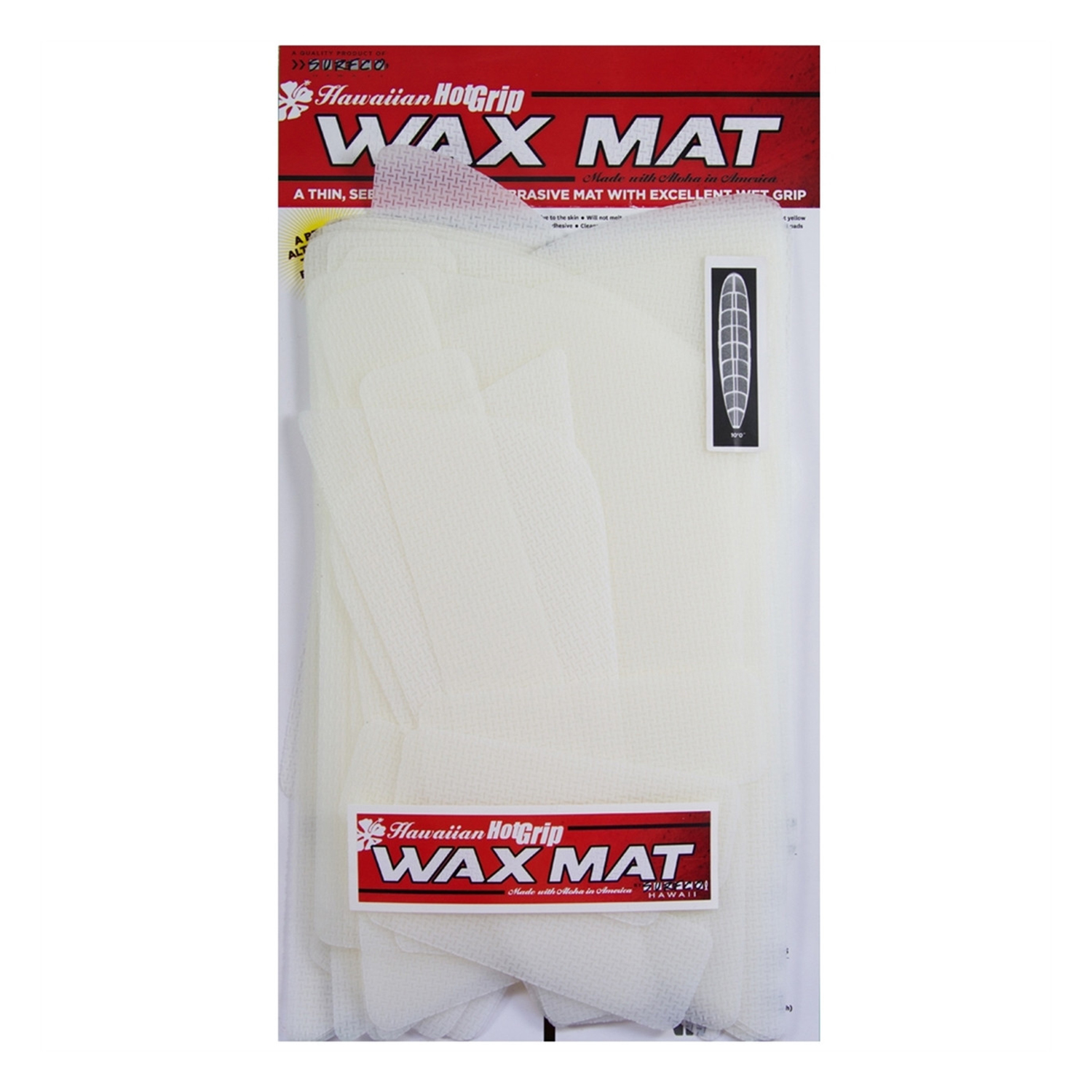 Ronix Surfco Hawaii Wax Mat Traction - Cush Front Pad