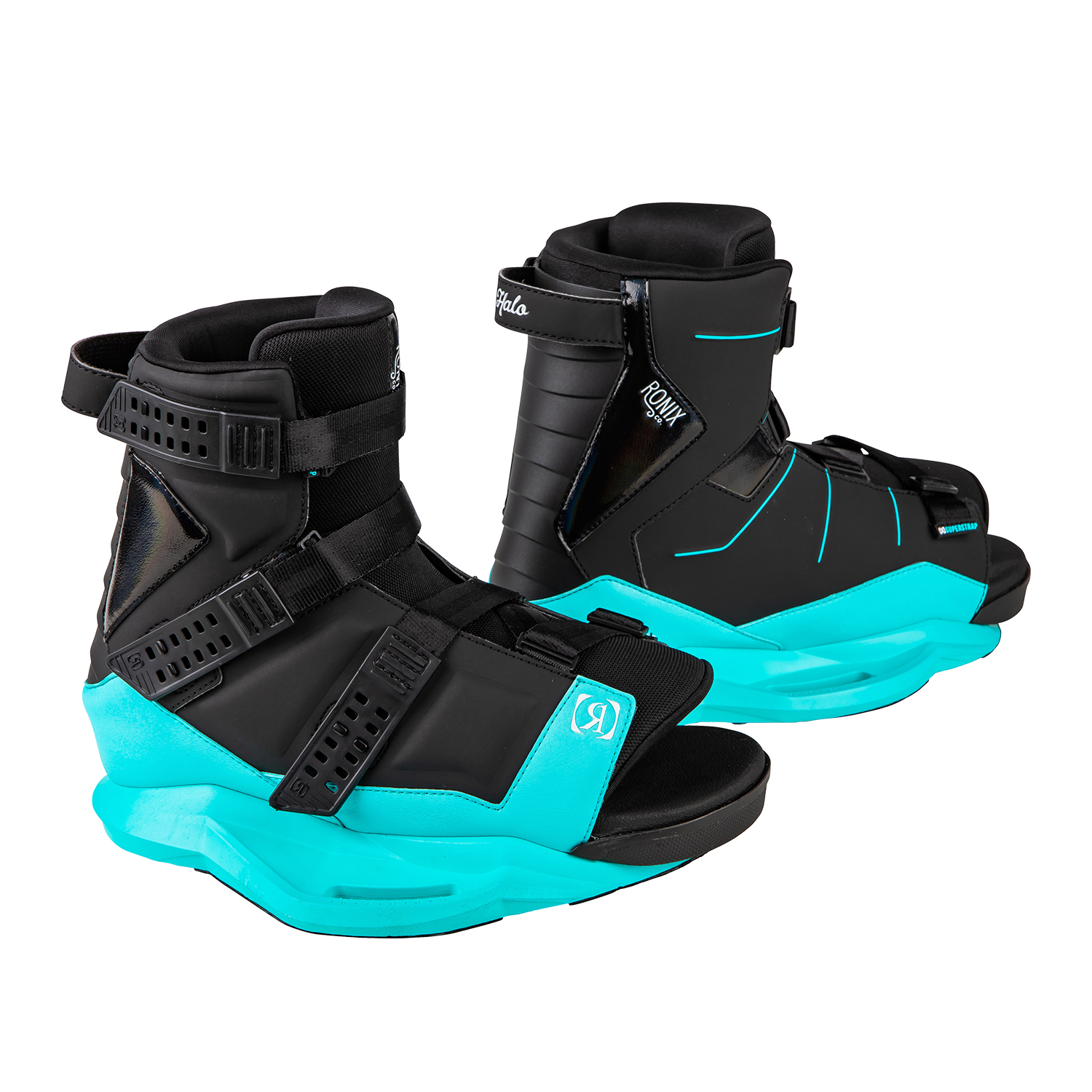 Scarpone Da Wakeboard Halo Da Donna Ronix - Orchidea Nera / Blu