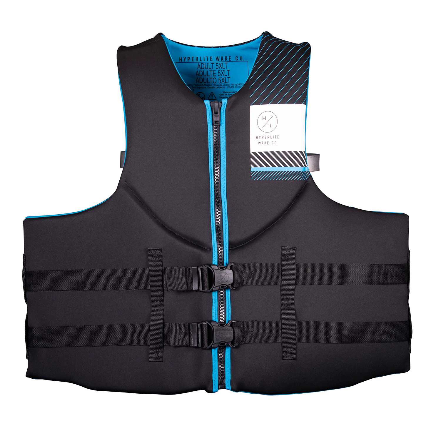 Giubbotto Di Salvataggio In Neoprene Da Uomo Hyperlite Indy Big & Tall - Nero / Blu