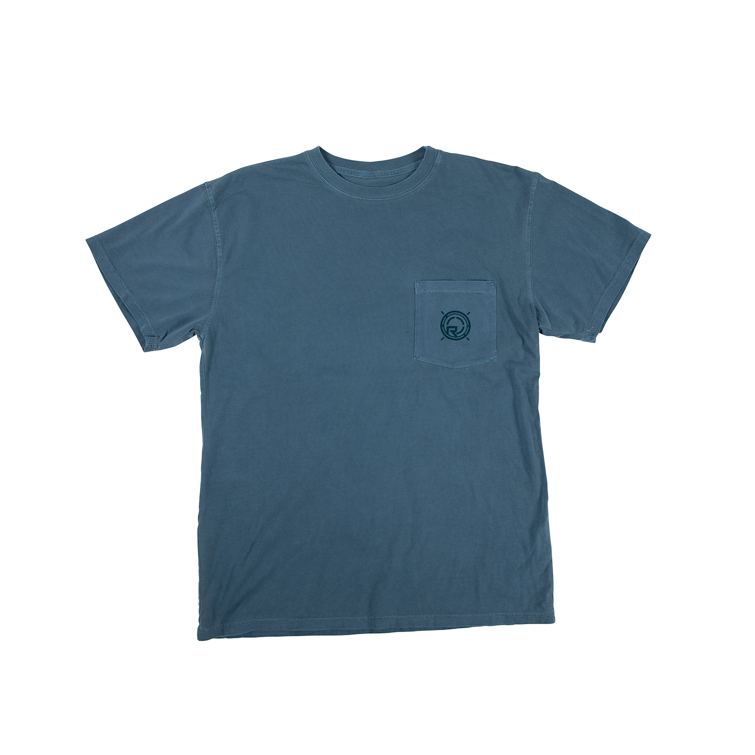 T-Shirt Con Tasca Con Marchio Radar - Blu
