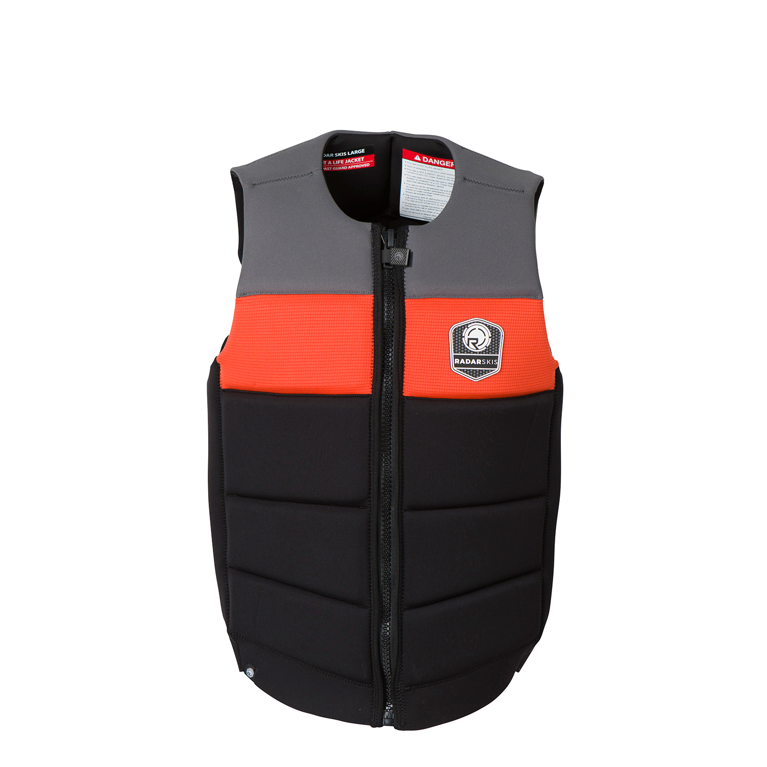 Gilet Radar Ski Tidal Limited Impact - Grigio / Arancione / Nero