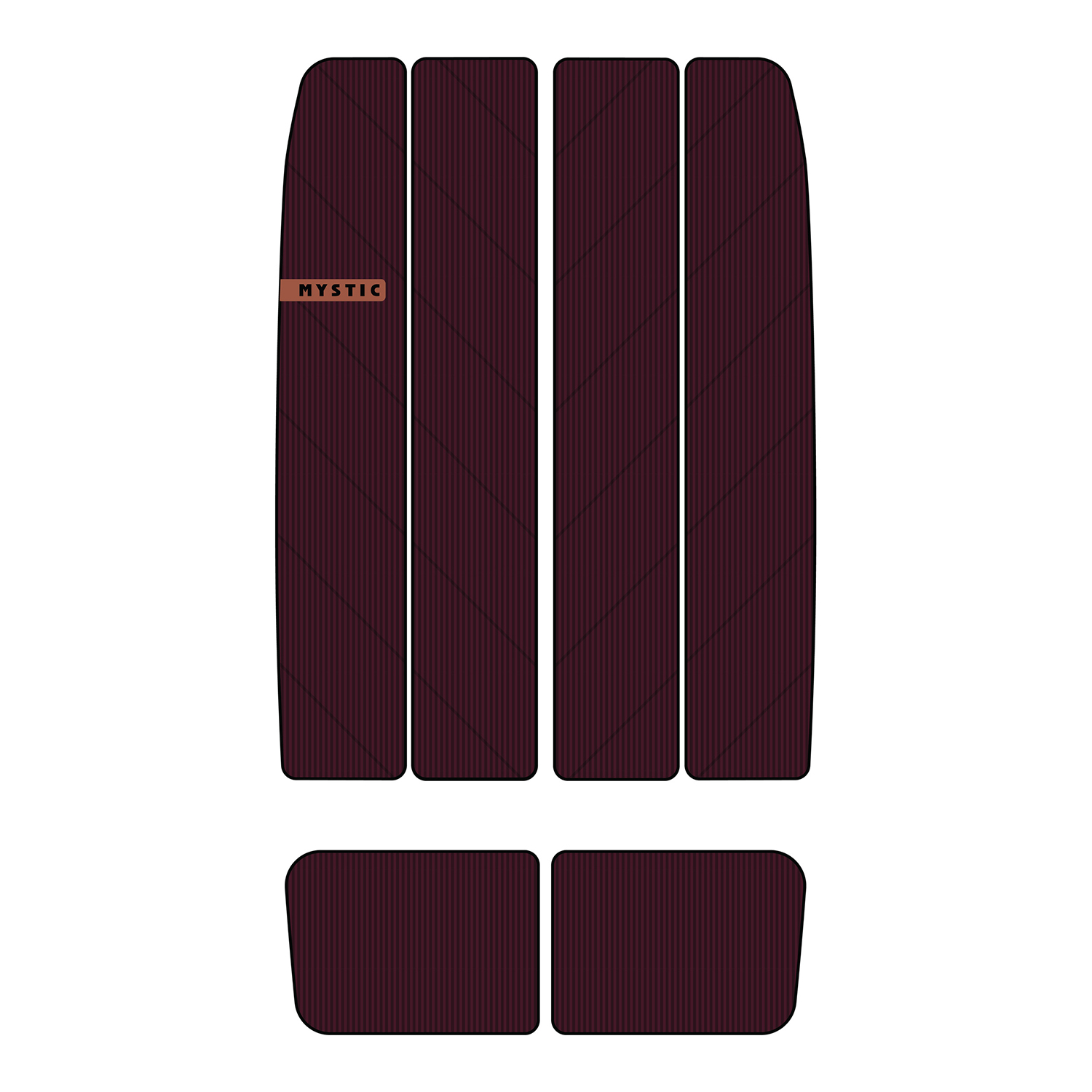 Mystic Ambush Mid E Front Deckpad - Merlot 220074