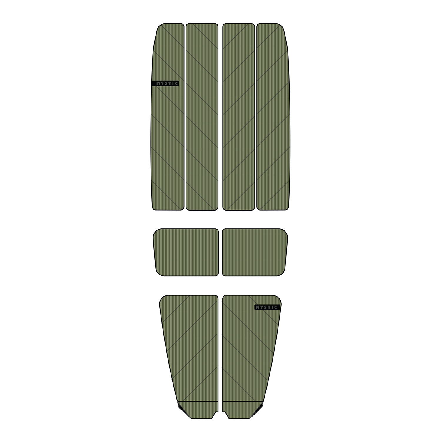 Mystic Ambush Stubby Shape Full Deckpad - Esercito 220071