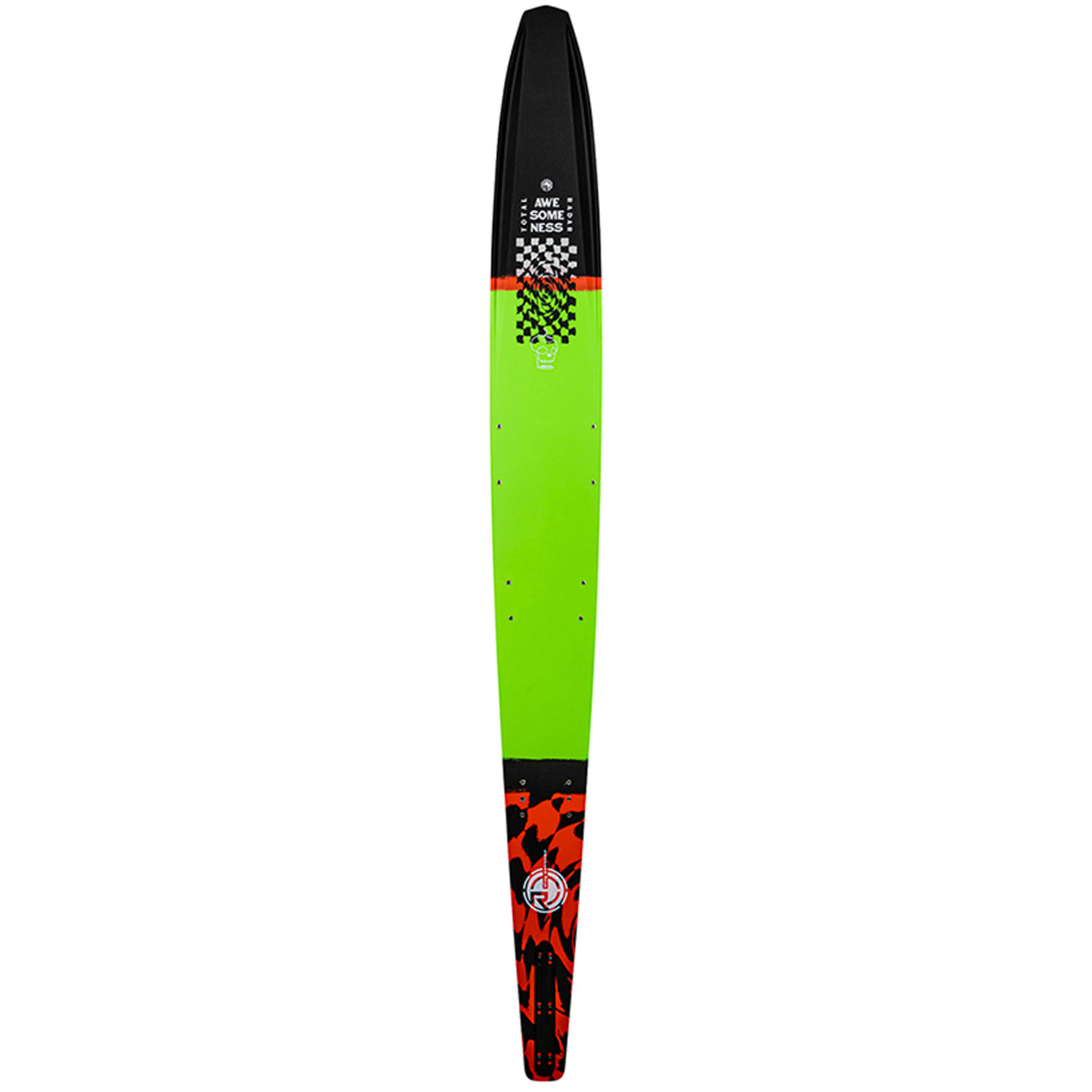 Radar Boys Total Radar Awesomeness Waterski - Volt Verde/arancione/nero