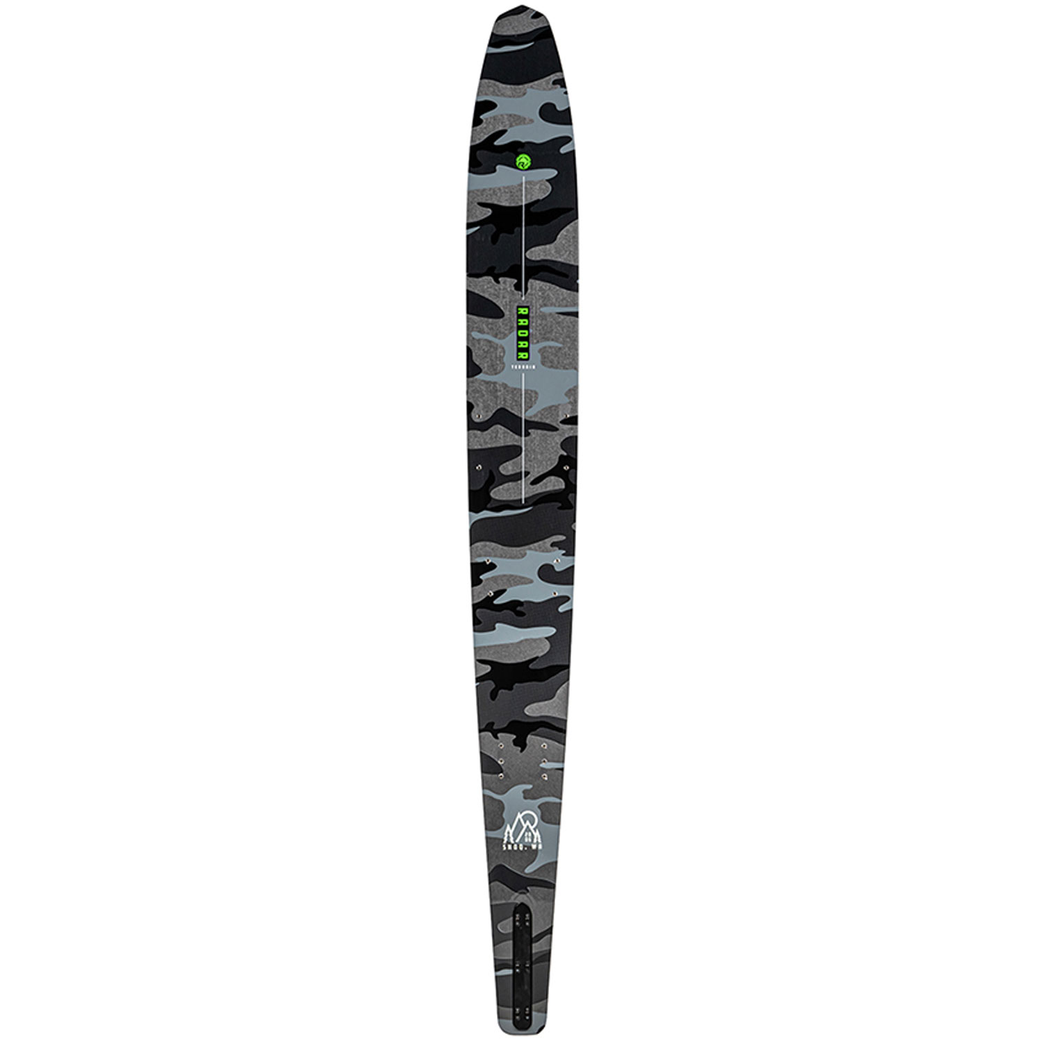 Radar Terrain Waterski - Nero Camo/verde Volt