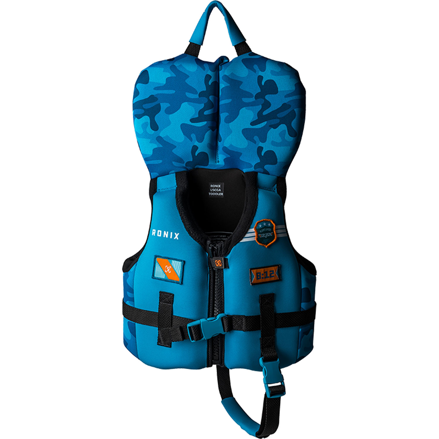 Ronix Boys Top Grom Infant/toddler Cga Wake Vest - Blu Camo