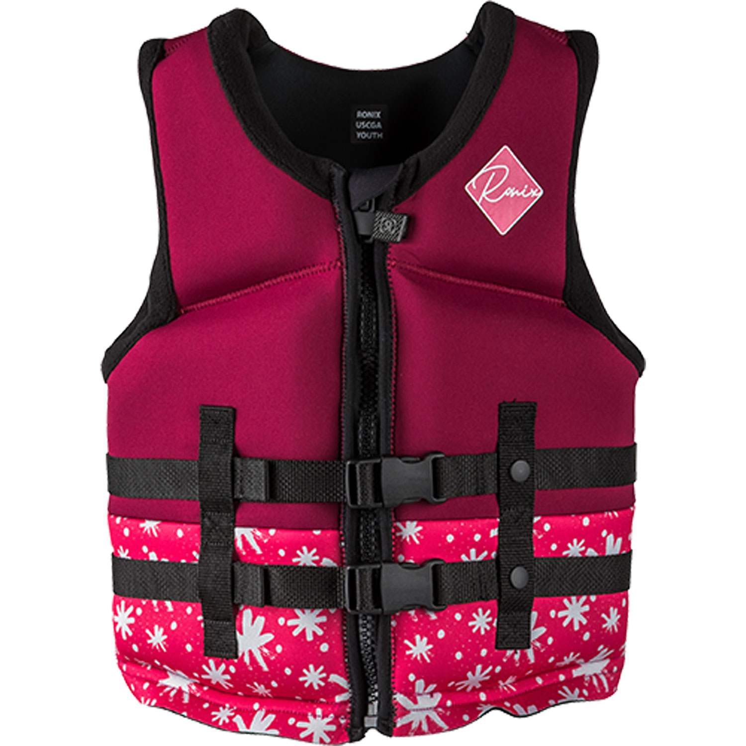 Gilet Ronix Girls Laguna Youth Cga Wake - Prugna
