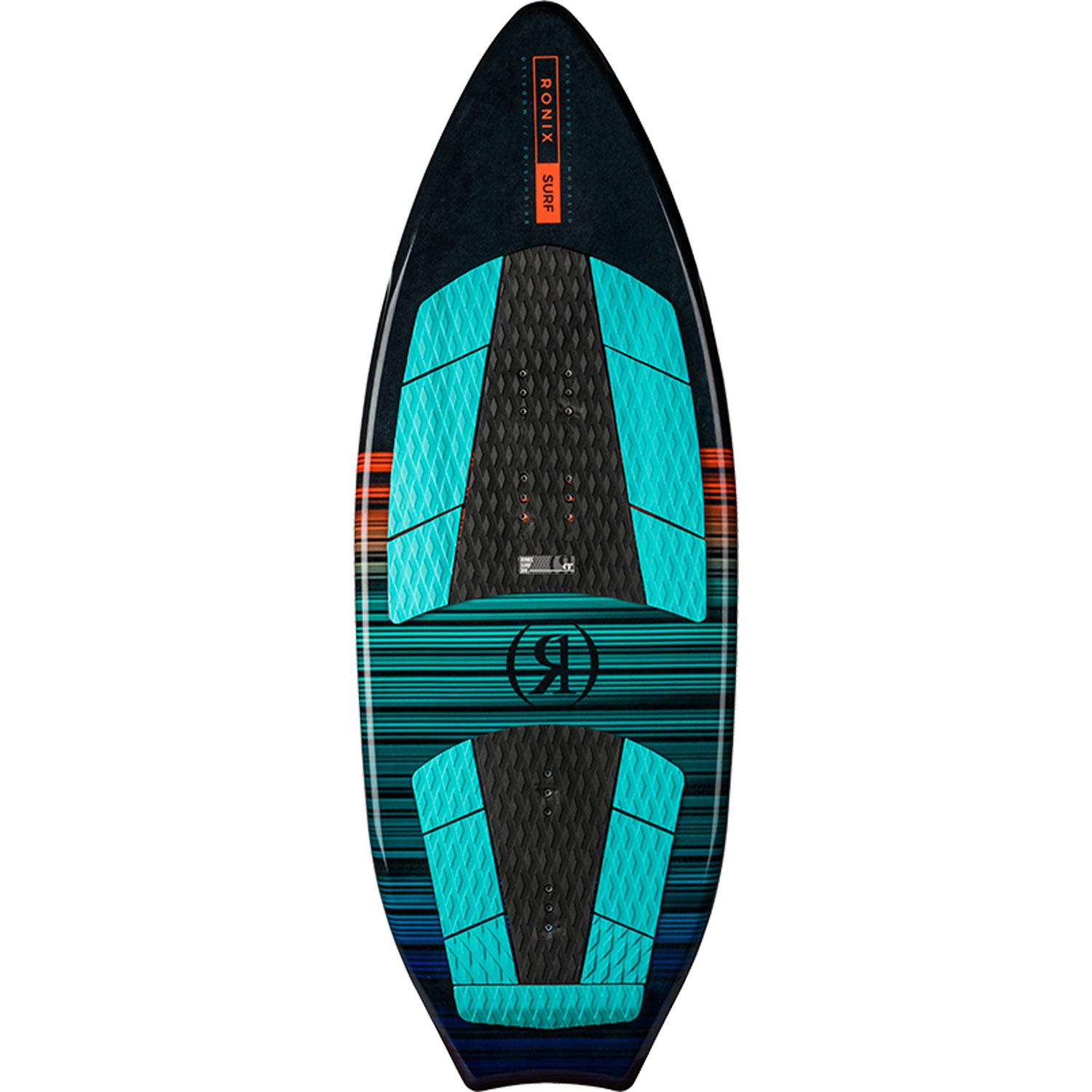 Ronix Modello Brightside Surfer Con Cinghie - Nero/aqua/rosso