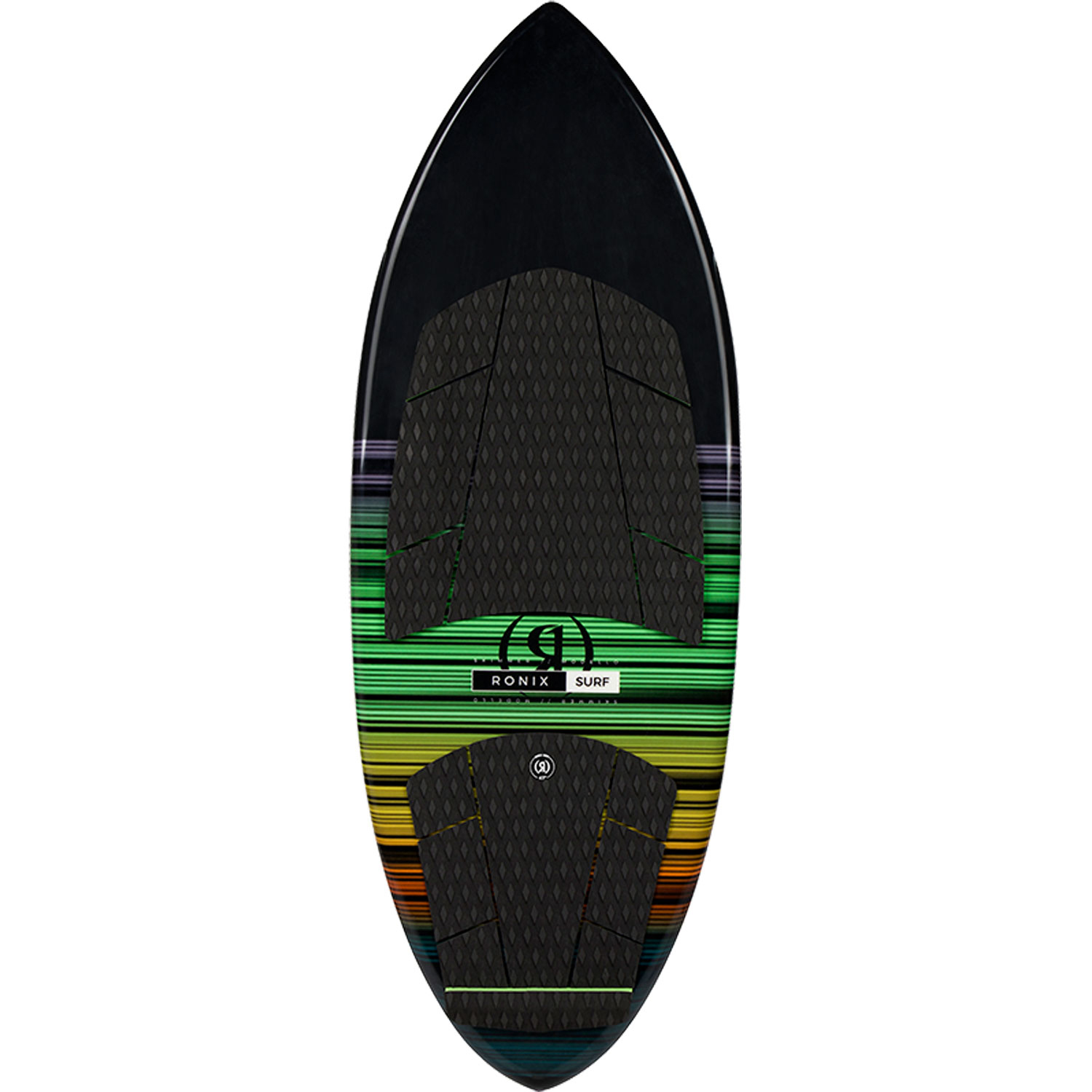 Ronix Modello Skimmer Surfer - Nero/verde/giallo/arancio
