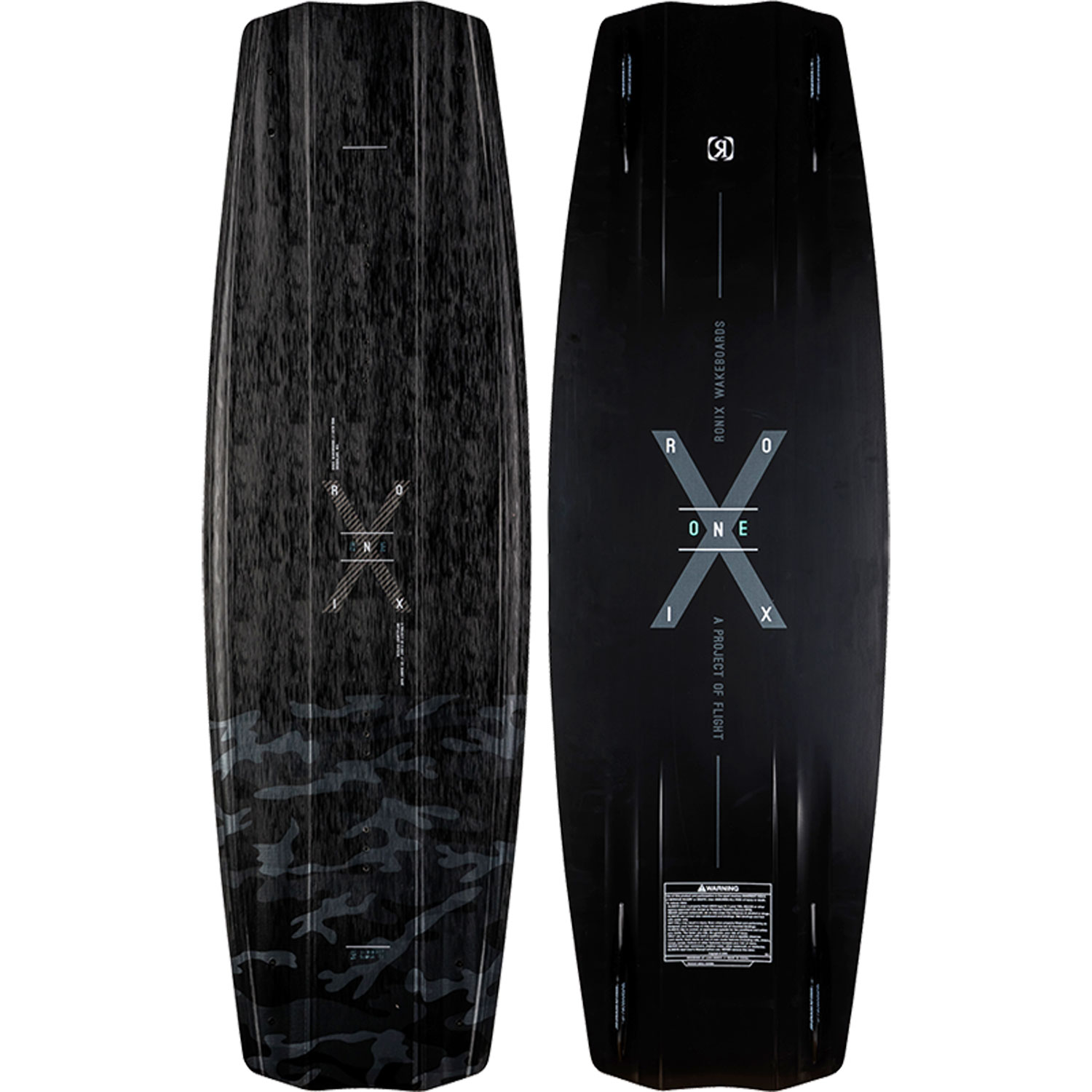 Ronix One Timebomb Fused Core Boat Board - Mineral Black