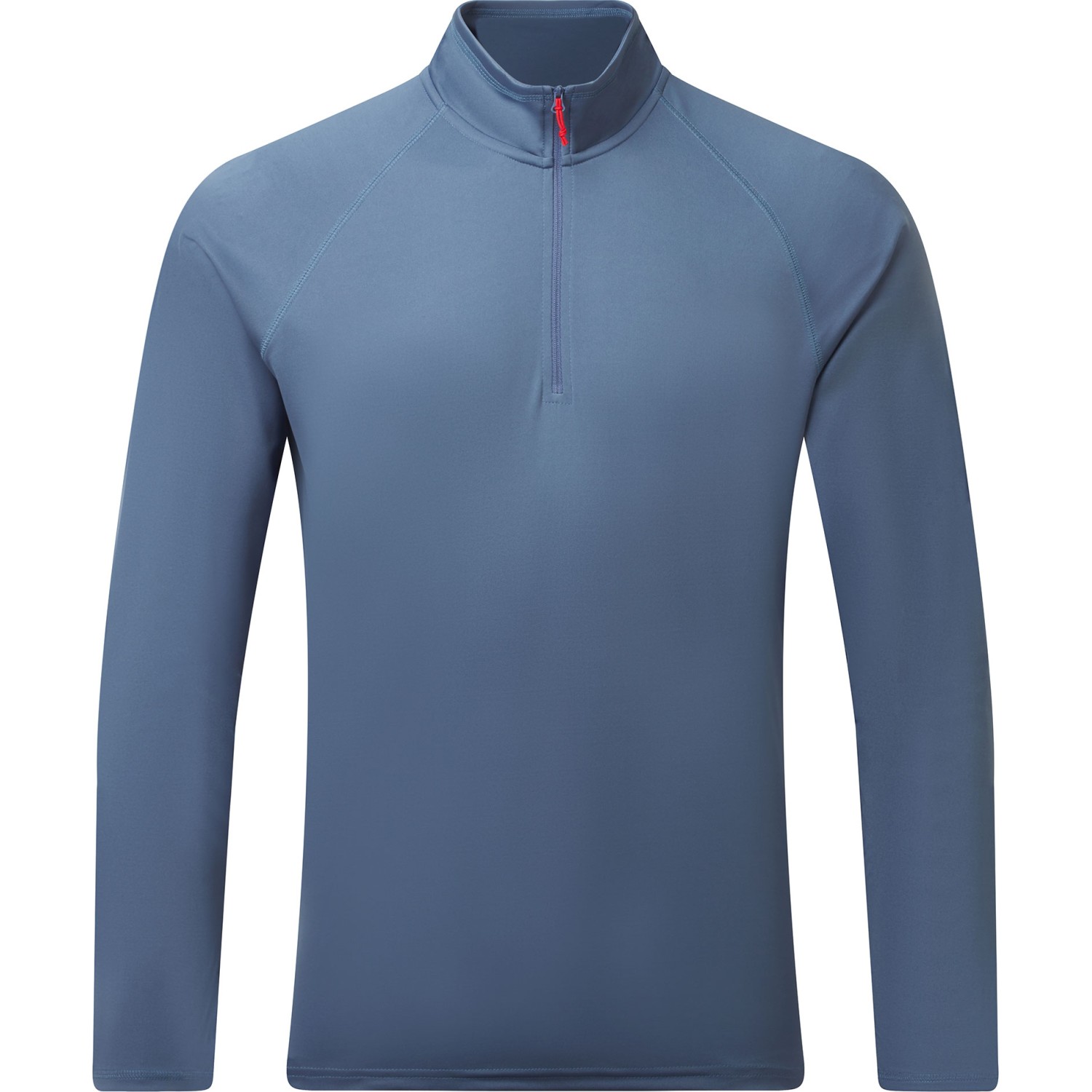 Maglietta A Maniche Lunghe Con Zip E Scollo A V Gill Uv Tec Da Uomo - Blu Tempesta Uv009