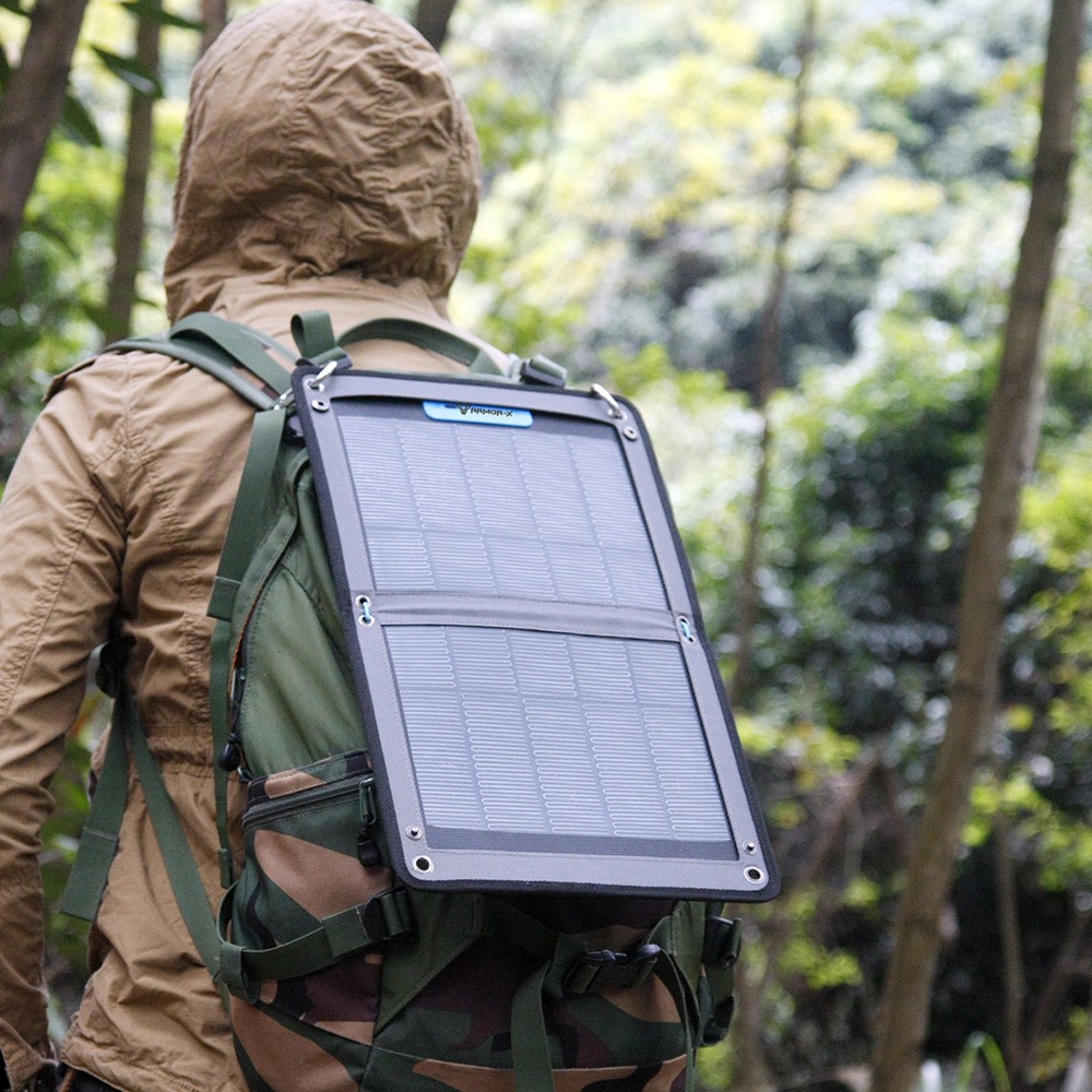 Gps Corazza-X Intemperie 10W Portable Solar Charger -Iphone Smartphone