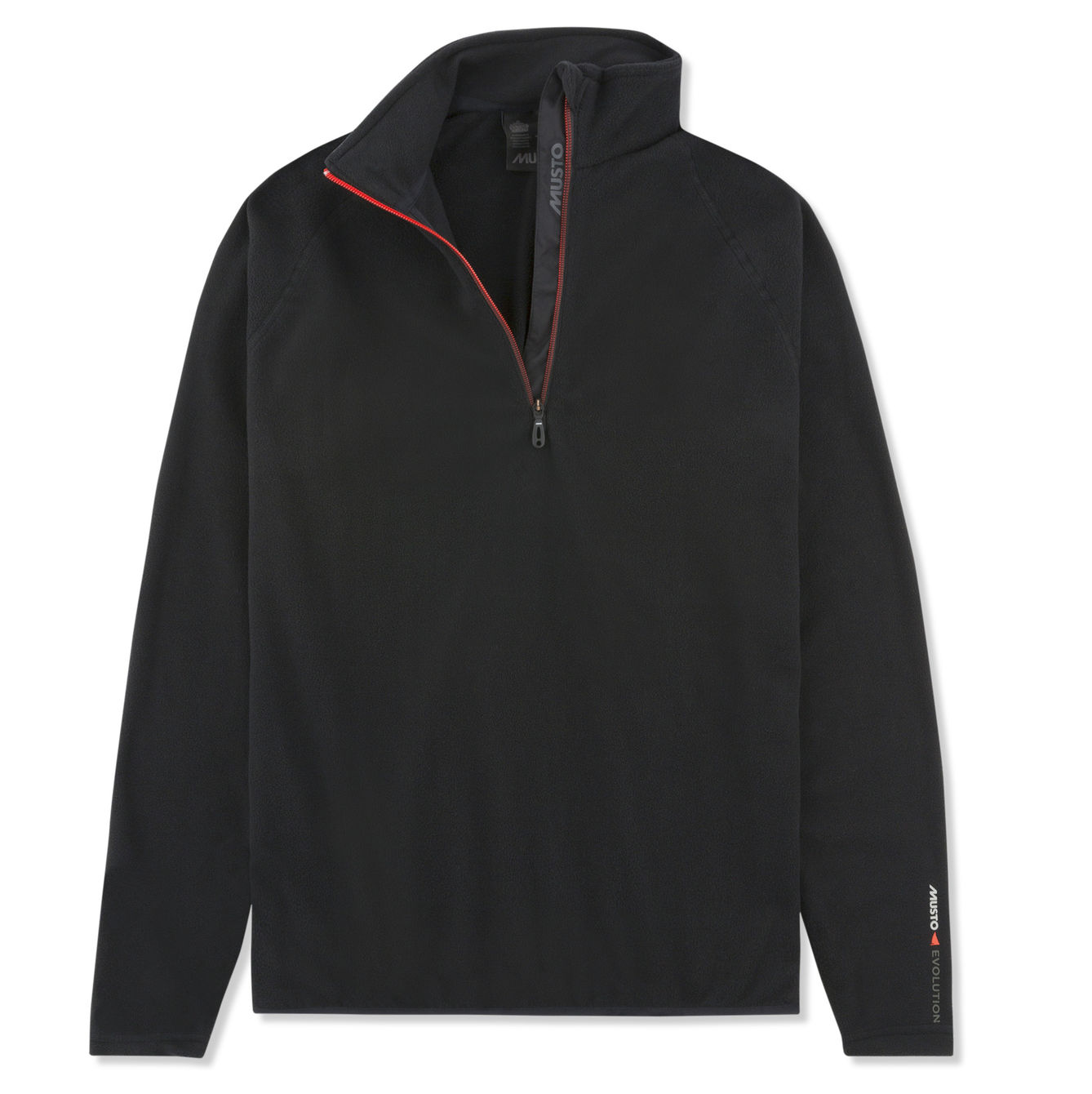 Giacca Musto Evolution Essential Half Zip Micropile - Nera