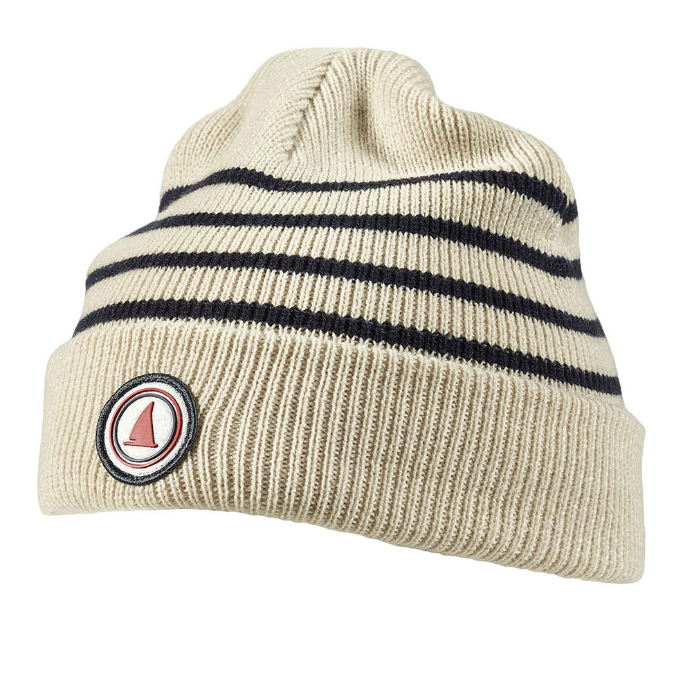 Musto Nautico Beanie - Antique Vela Bianca / Vero Navy