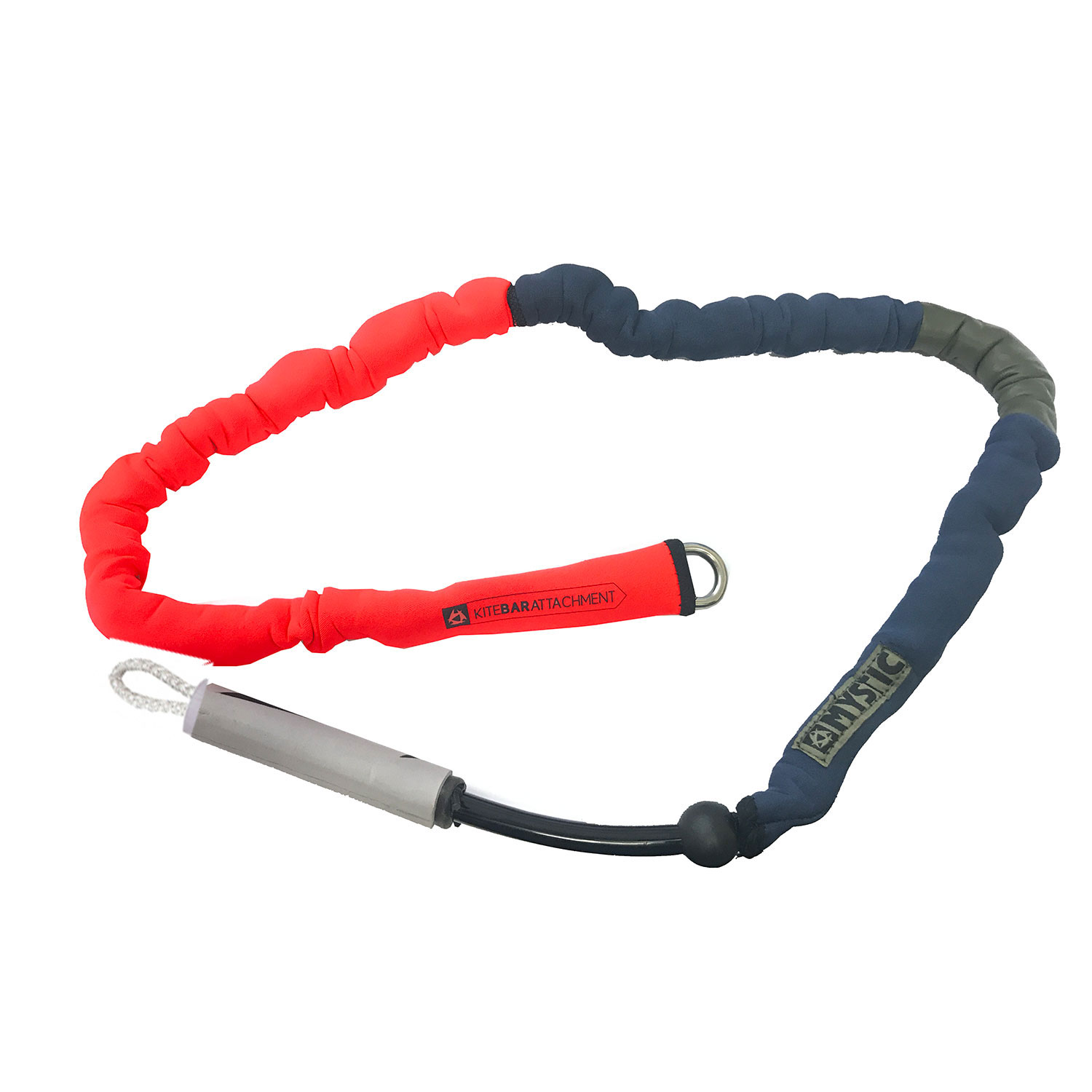 Mystic Kitesurfing Leash Neo Handle Pass - Dyneema Loop - Coral