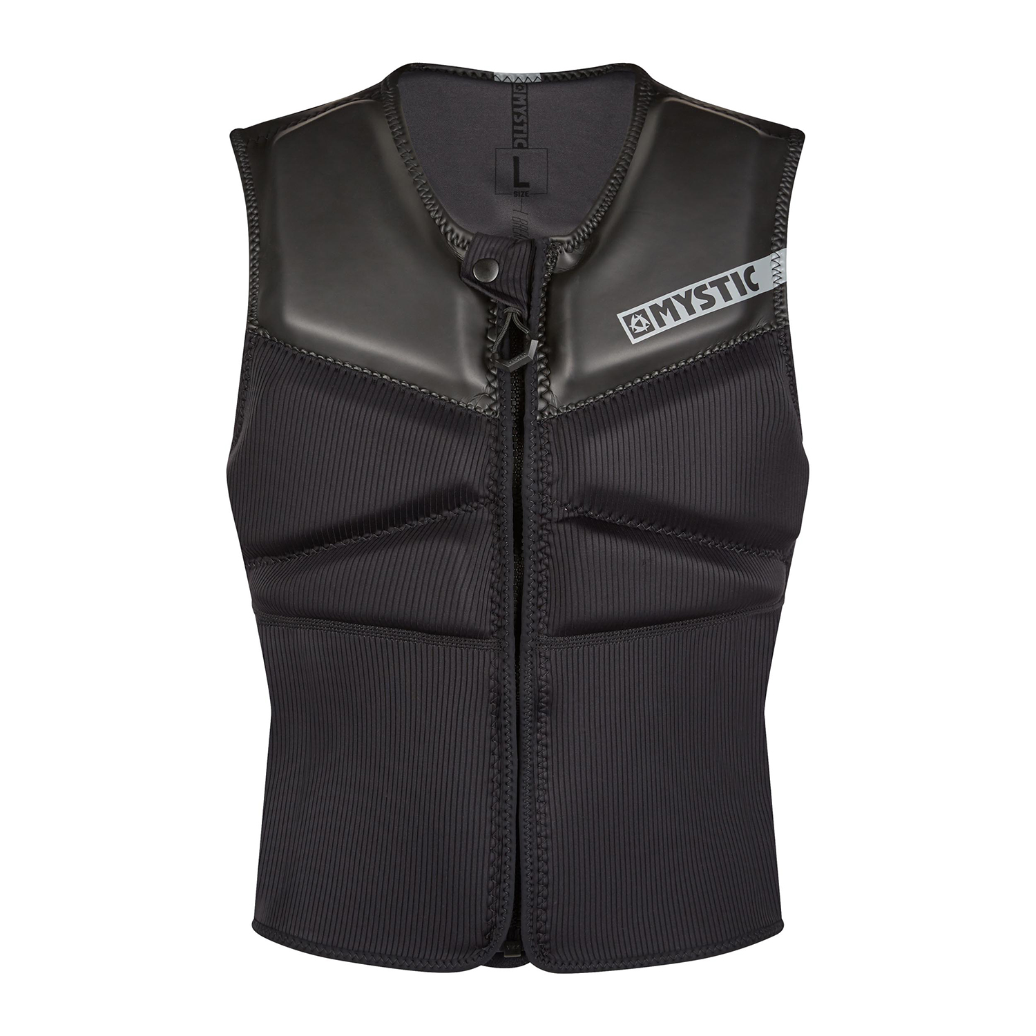 Giubbotto Antiurto Mystic Block Kite Surfing Con Zip Frontale - Nero 200107
