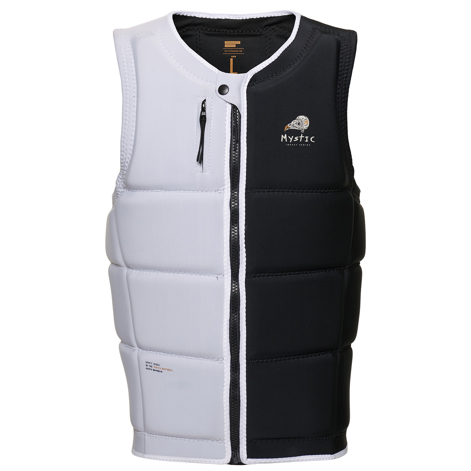 Mystic Peacock Wake Boarding Impact Vest - Nero/bianco 220150