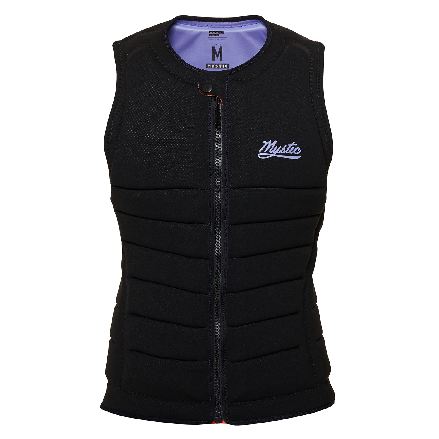 Giubbotto Antiurto Da Donna Con Cerniera Frontale Mystic Juice Wake Boarding - Nero/viola