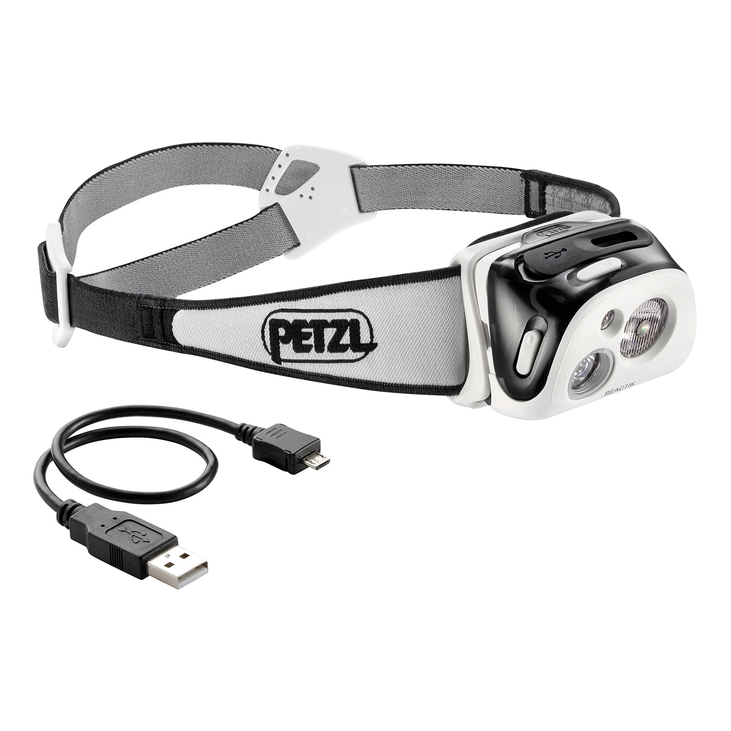Lampada Frontale Ricaricabile Petzl Reactik® 220L - Nera
