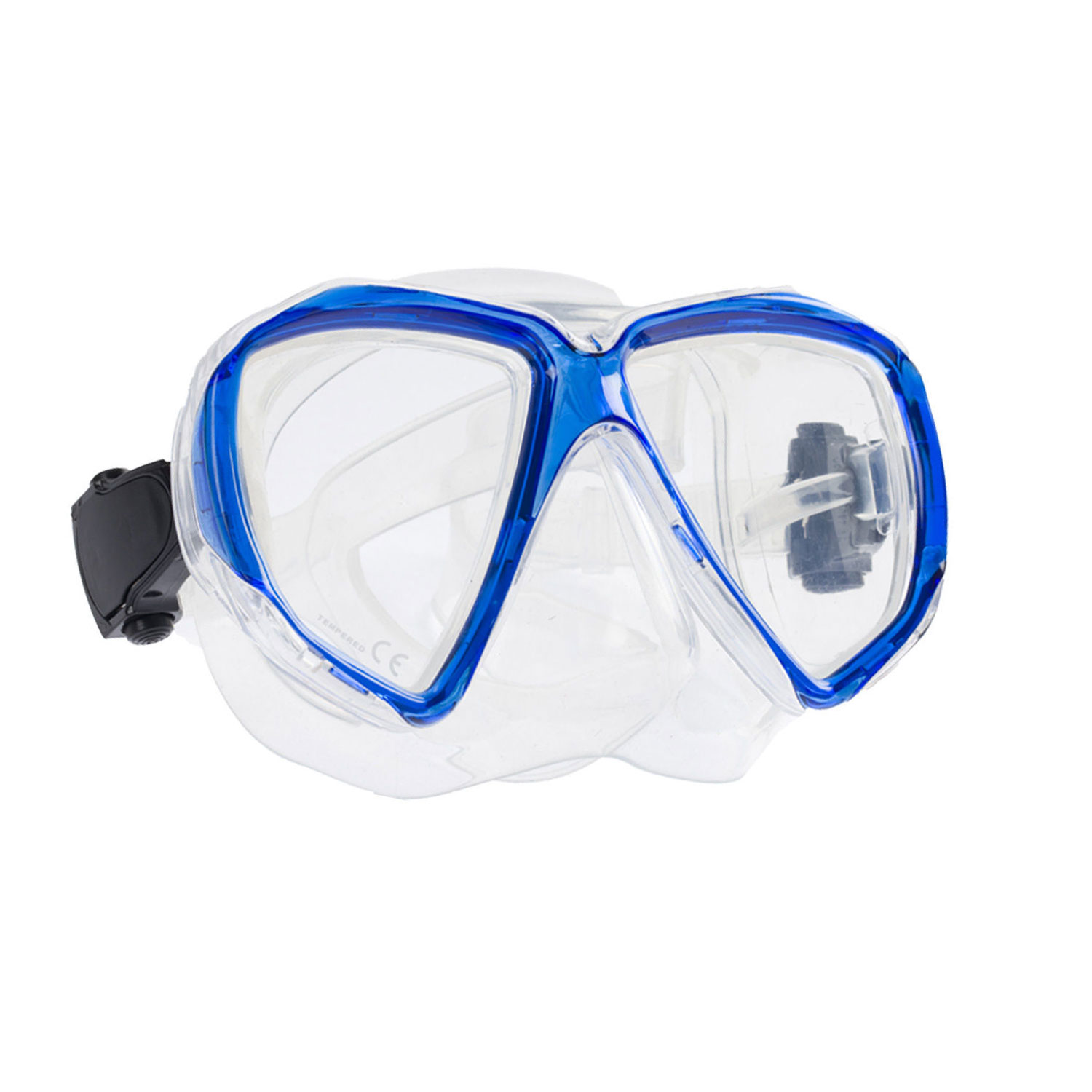 Typhoon Eon Hd Silicon Scuba Dive / Snorkeling Mask - Blu
