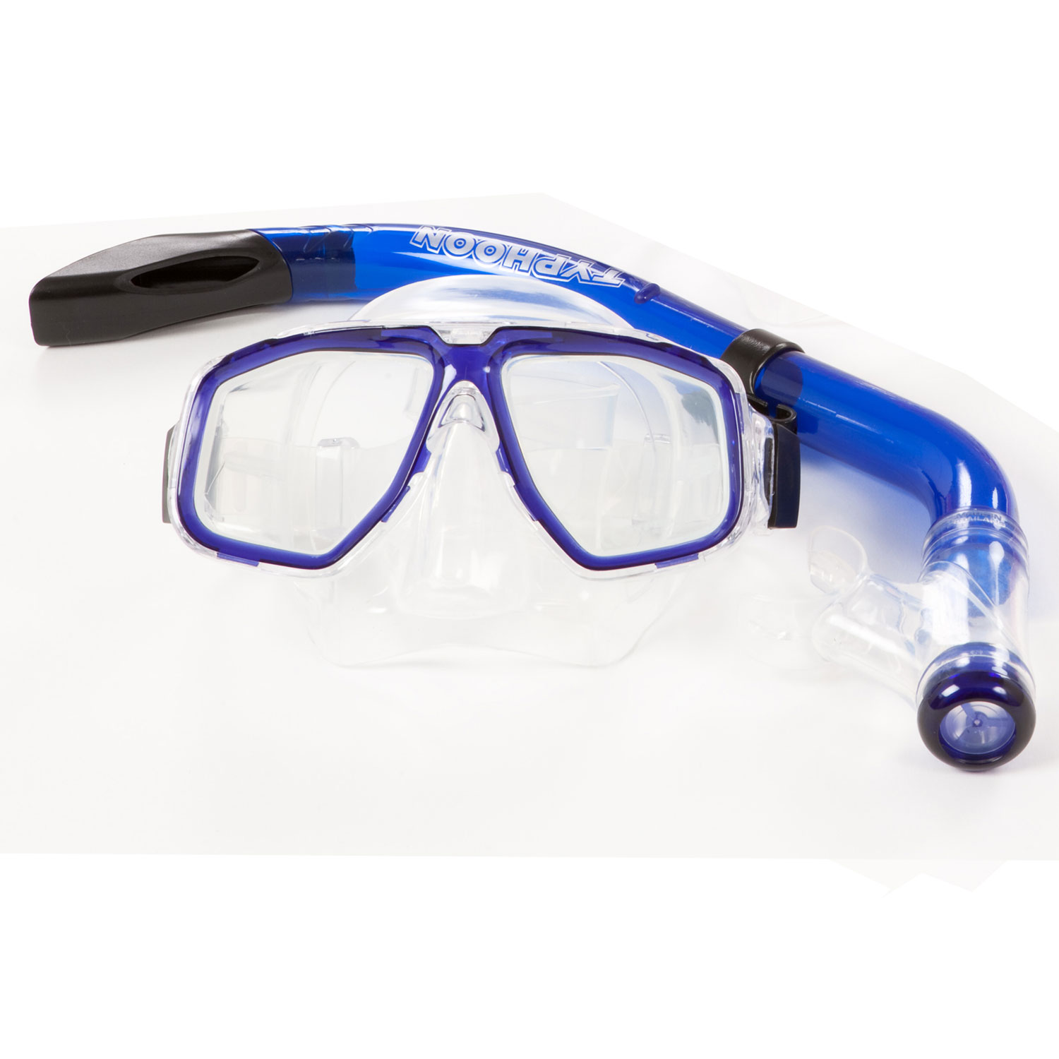 Typhoon Pro Maschera E Snorkel Set - Teenager / Donna - Blu