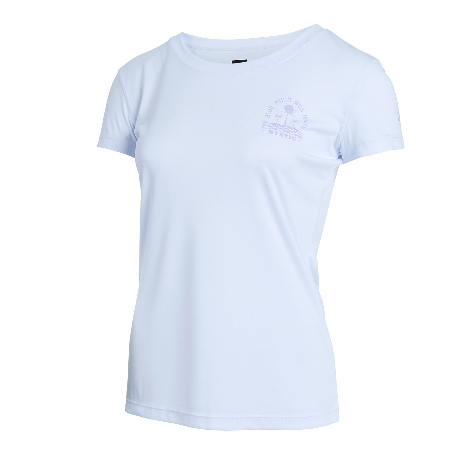Mystic Womens Ignite Rashvest Manica Corta - Bianco 220288