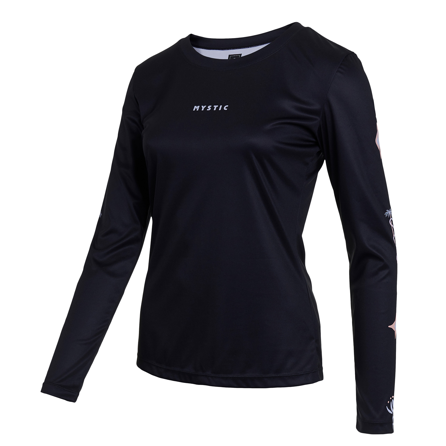 Rashvest A Manica Lunga Mystic Womens Paradise - Nero 220289